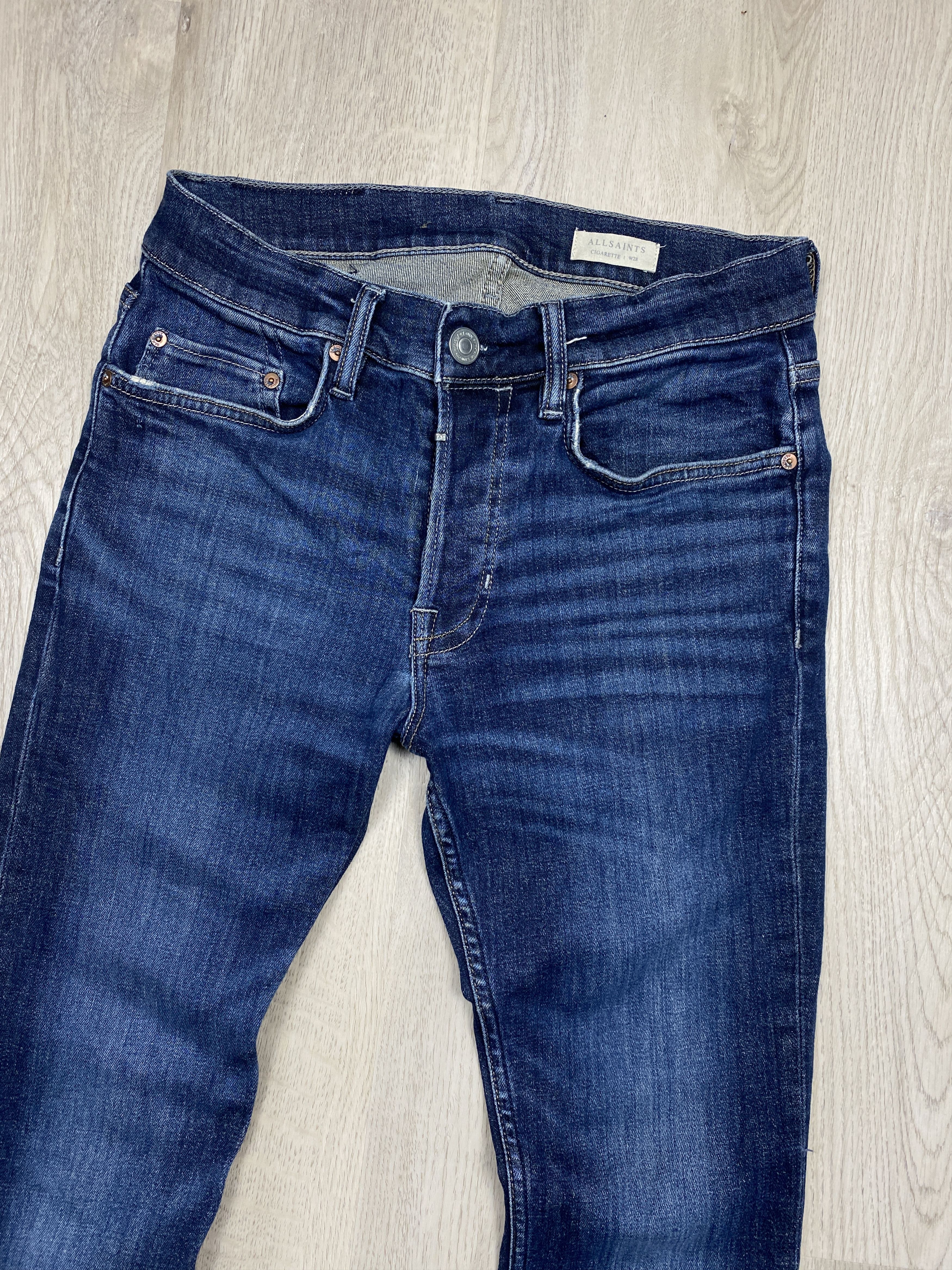 Allsaints Allsaints Cigarette Mens Denim Pants Jeans Size US 28 / EU 44 - 2 Thumbnail