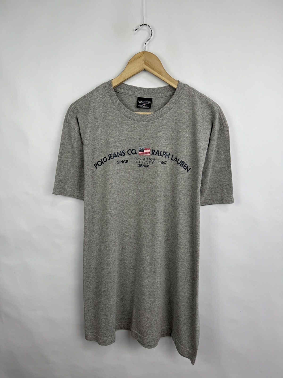 Polo Ralph Lauren 🇺🇸 Vintage Y2K Polo Ralph Lauren USA Flag T-Shirt Retro Retro Size US L / EU 52-54 / 3 - 2 Thumbnail