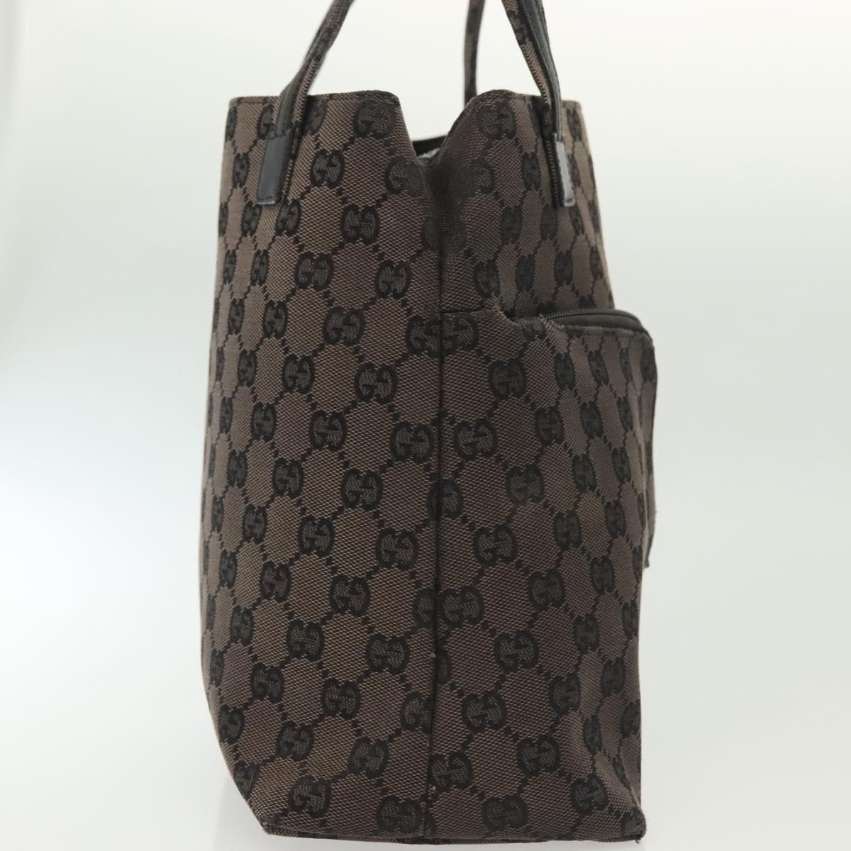 Gucci GUCCI GG Canvas Tote Bag Black Silver 002 1076 002 1076 Size ONE SIZE - 5 Thumbnail