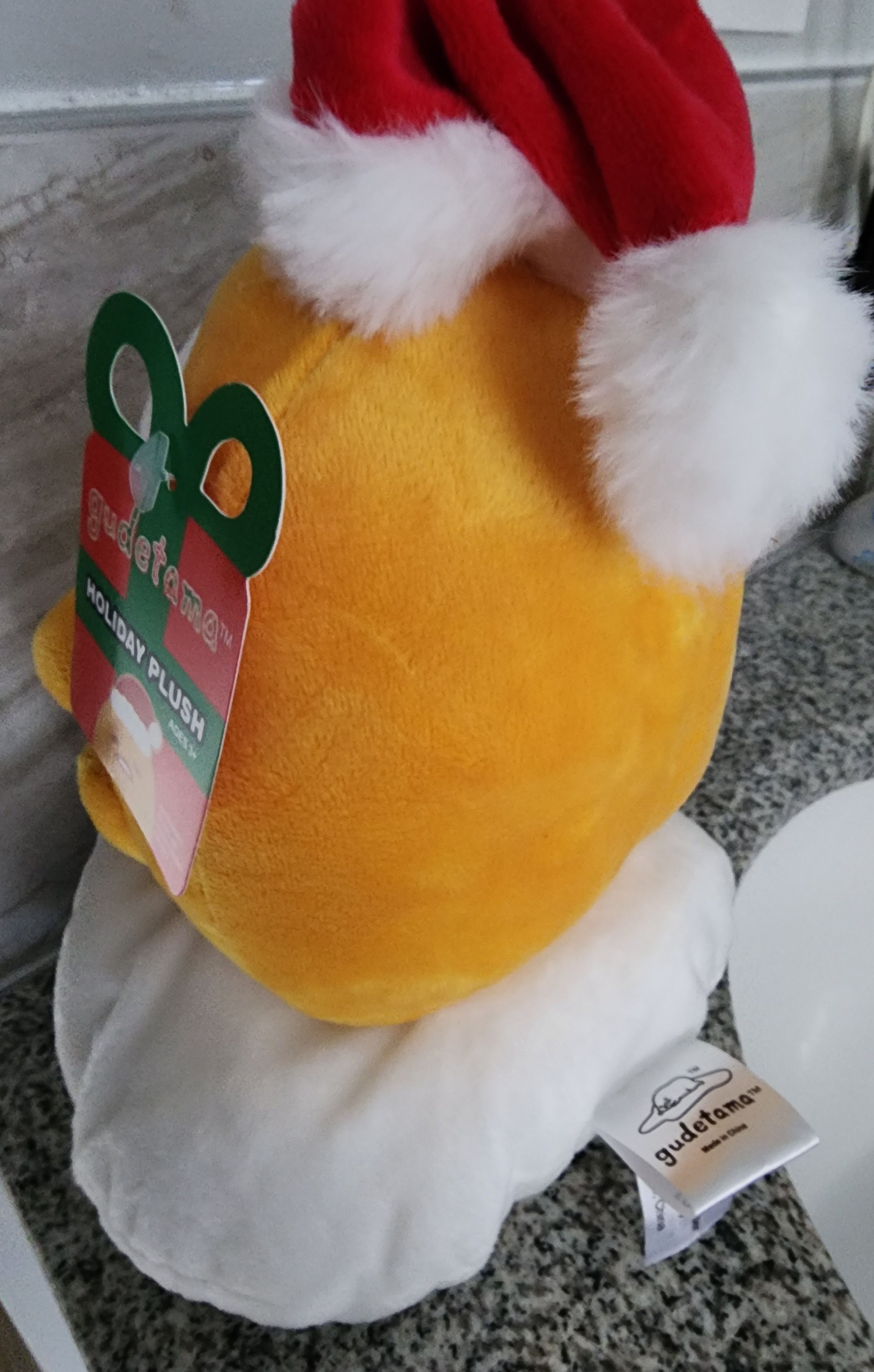 Other NWT Sanrio Gudetama The Lazy Egg Holiday Santa Plush 8in Size ONE SIZE - 2 Thumbnail