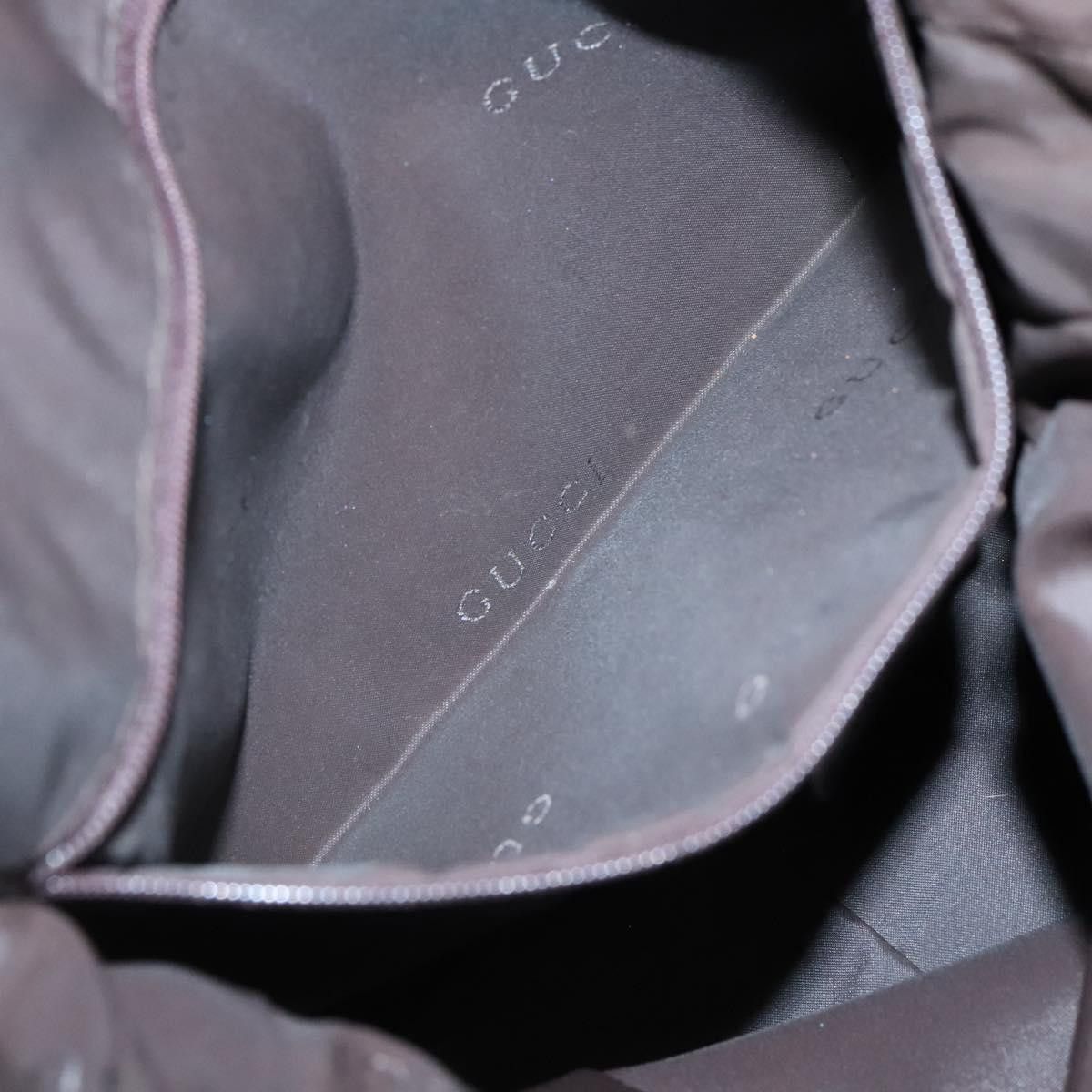 Gucci GUCCI Bamboo Hand Bag Nylon Khaki Silver 001 1577 001 1577 Size ONE SIZE - 20 Thumbnail