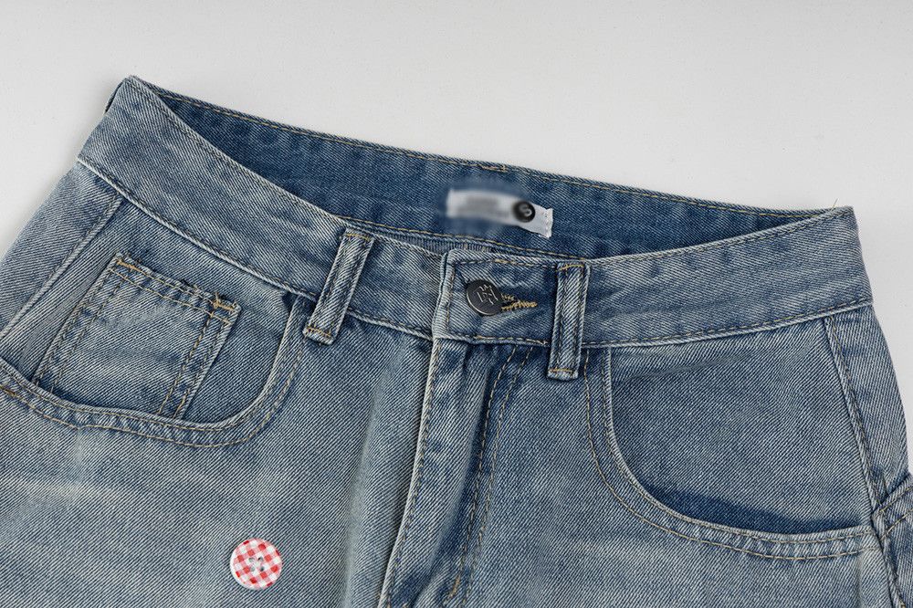 Jean Men's American retro fun star print scimitar jeans y2k Size US 32 / EU 48 - 3 Thumbnail