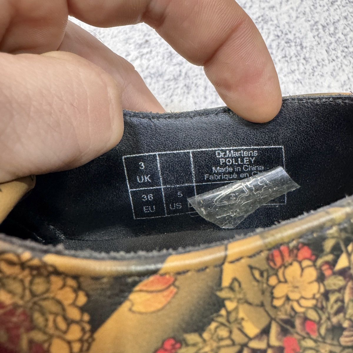 Dr. Martens Dr. Martens Polley Mary Jane Japanese Tatoo UK3 EU36 Size US 6 / IT 36 - 7 Thumbnail