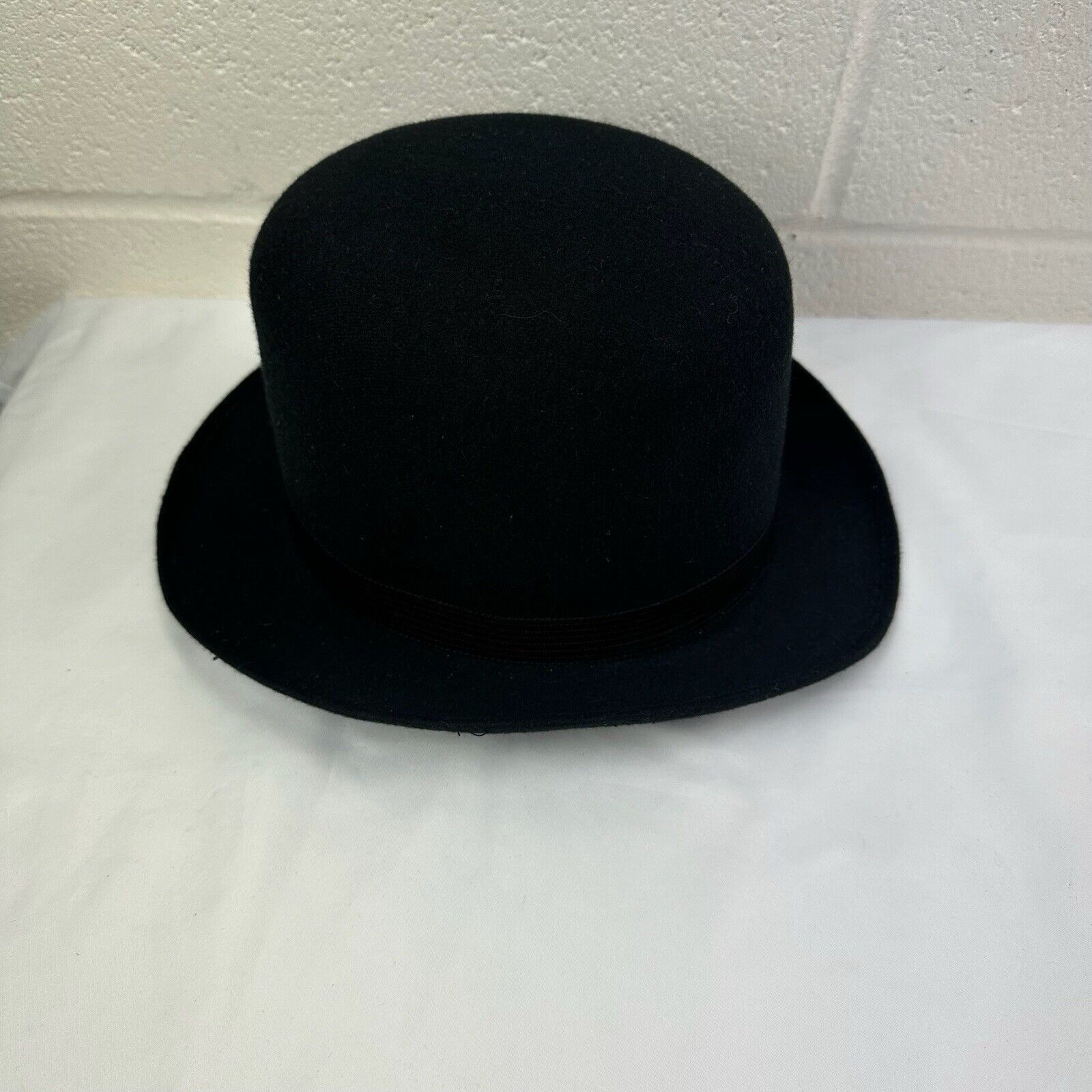 Pigalle Vintage Pigalle Black Bowler Hat Wool Felt Sz S Size ONE SIZE - 2 Thumbnail