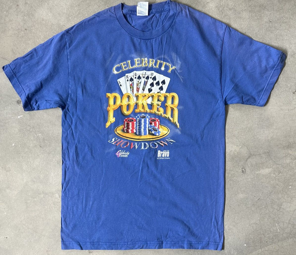 VINTAGE CELEBRITY POKER SHOWDOWN MOVIE TEE