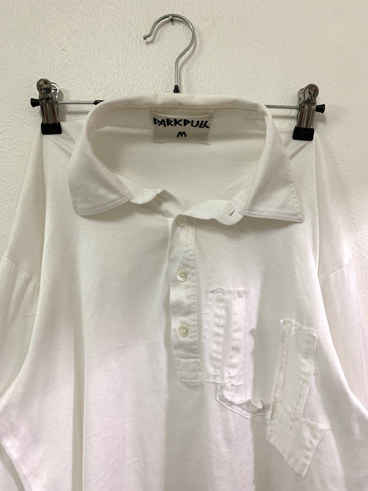 Vintage Paper Thin DARKPULL Distressed 90s Polo Shirt - Size M Size US M / EU 48-50 / 2 - 4 Thumbnail