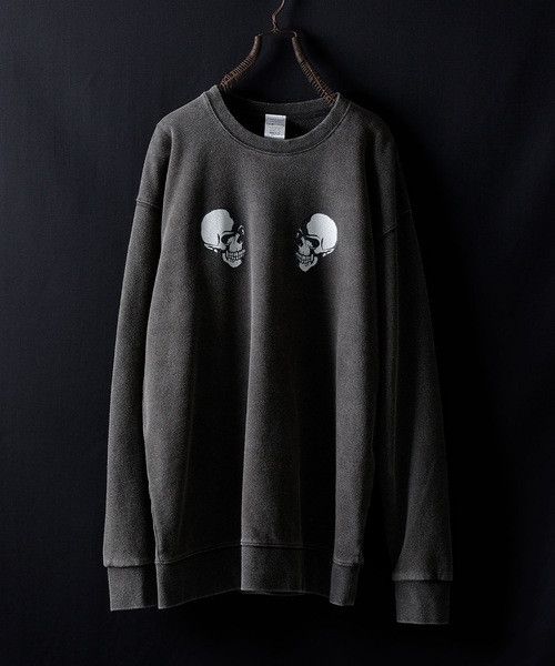 Number (N)ine Number nine skull POWDER sweatshirt Size US M / EU 48-50 / 2 - 1 Thumbnail