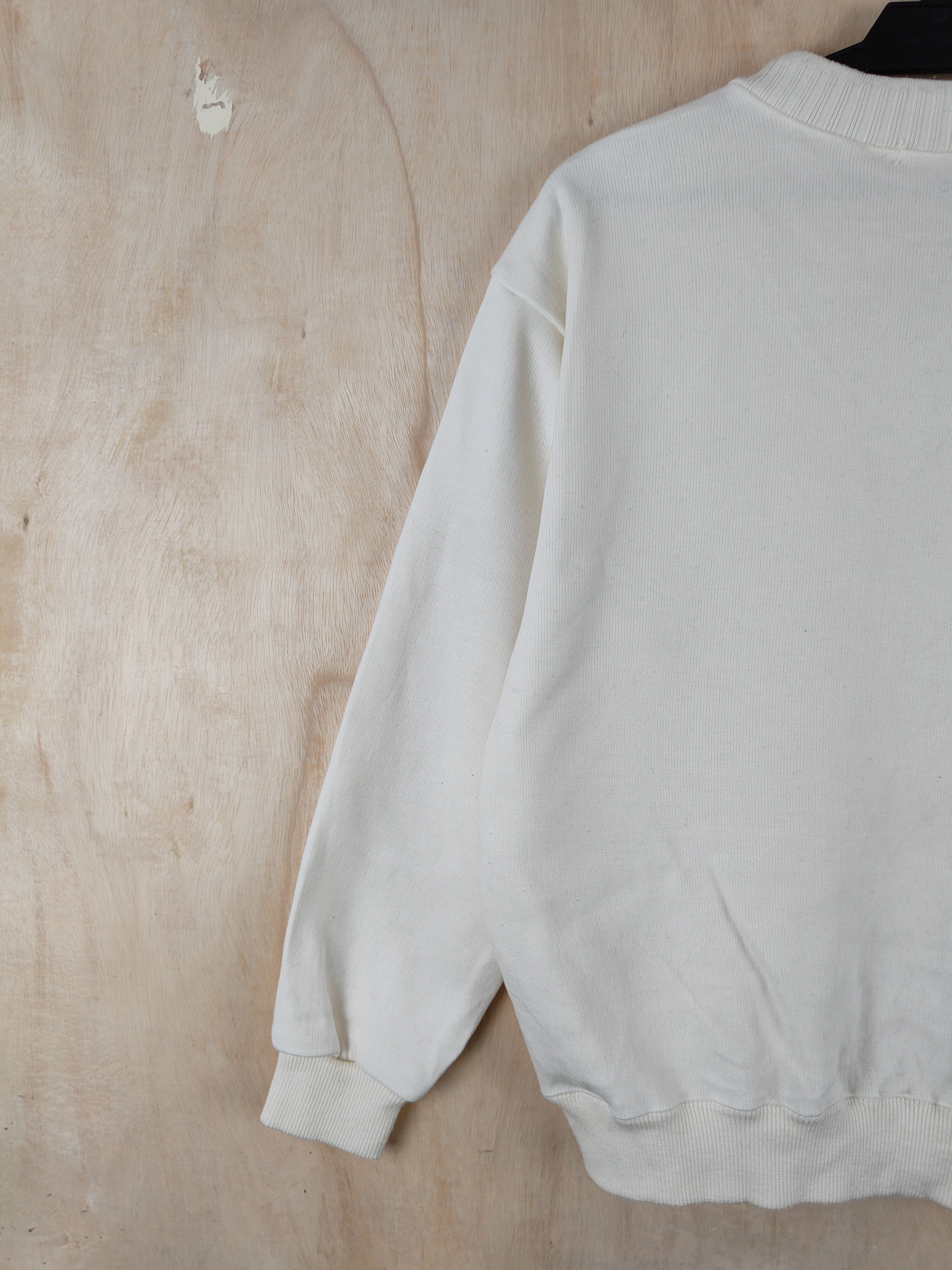 Japanese Brand × Vintage Criyeel Cream vintage Sweatshirts #S2637 Size M / US 6-8 / IT 42-44 - 9 Thumbnail