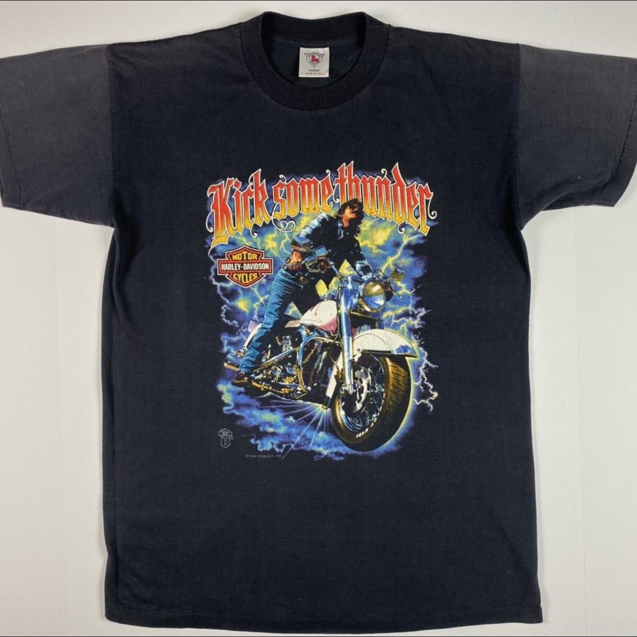 Harley Davidson × Vintage 80’s ? VINTAGE HARLEY DAVIDSON Size US L / EU 52-54 / 3 - 1 Thumbnail