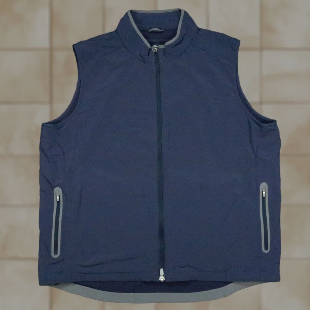Peter Millar Peter Millar Vest Mens XXL Blue Performance Full Zip Pockets Stretch Golf Size US XXL / EU 58 / 5 - 1 Thumbnail
