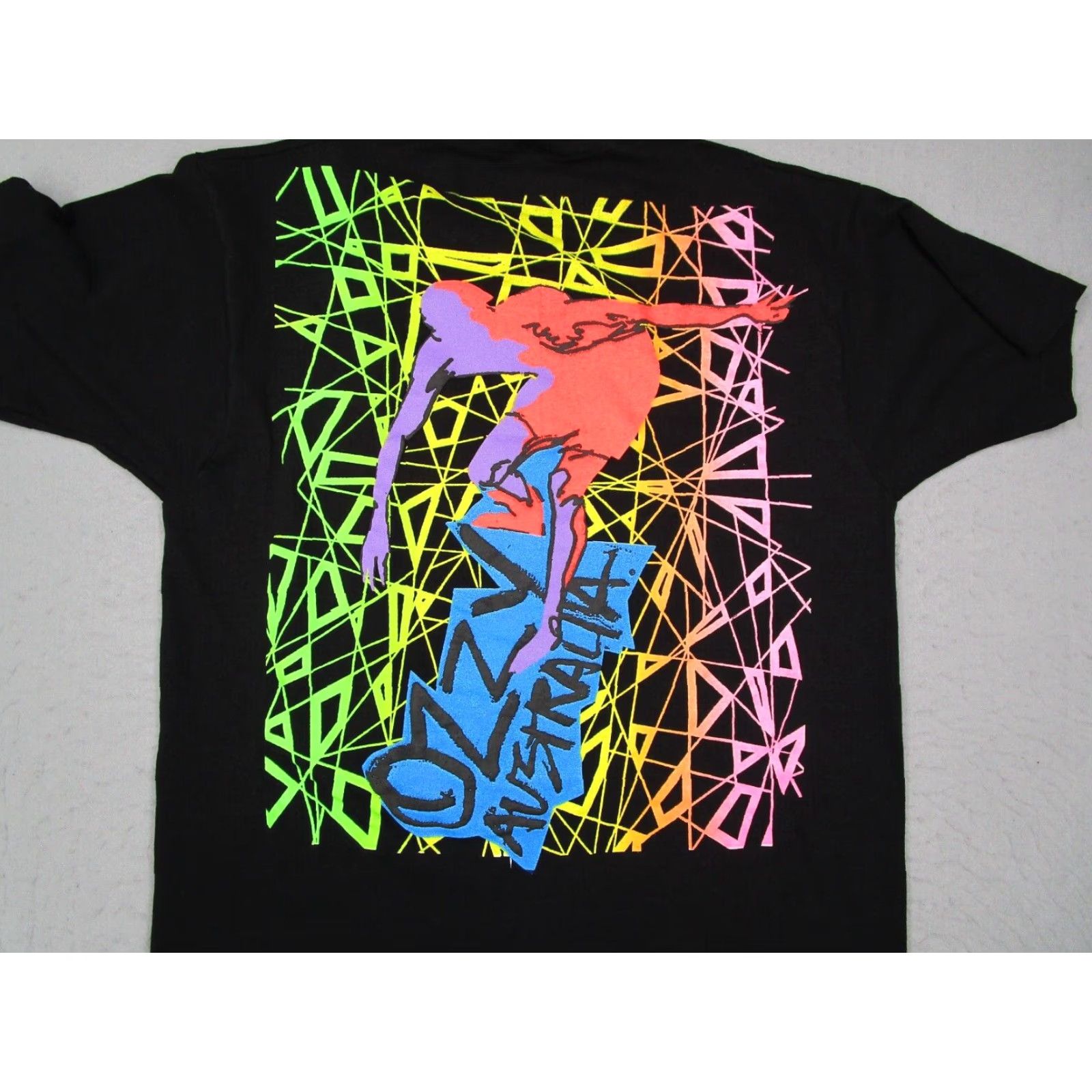 Vintage VINTAGE Ozzy Australia Shirt Mens XL Black Short Sleeve Crew Neck 90s Graphic Tee Made in USA Size US XL / EU 56 / 4 - 2 Thumbnail
