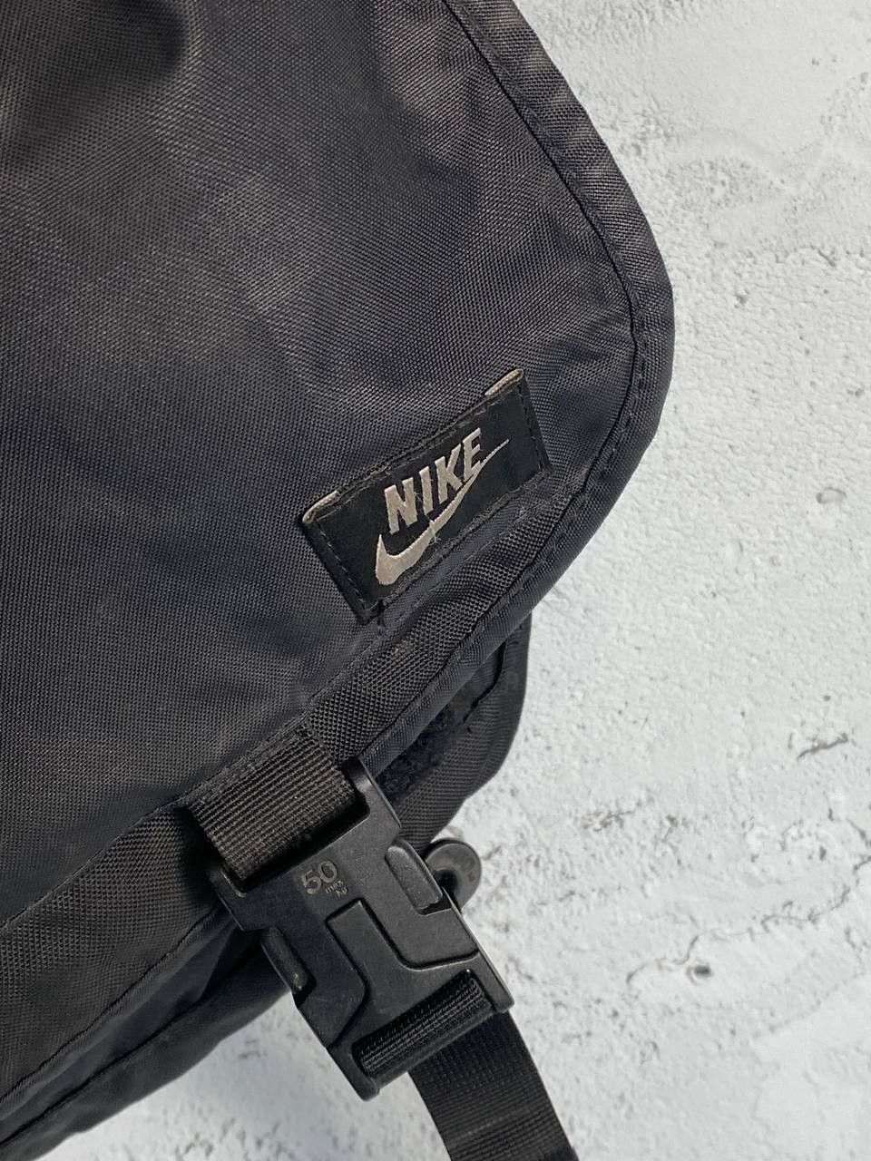 Nike × Vintage Vintage 90s Nike Should Bag Swoosh Drill Black Blockcore Size ONE SIZE - 7 Thumbnail