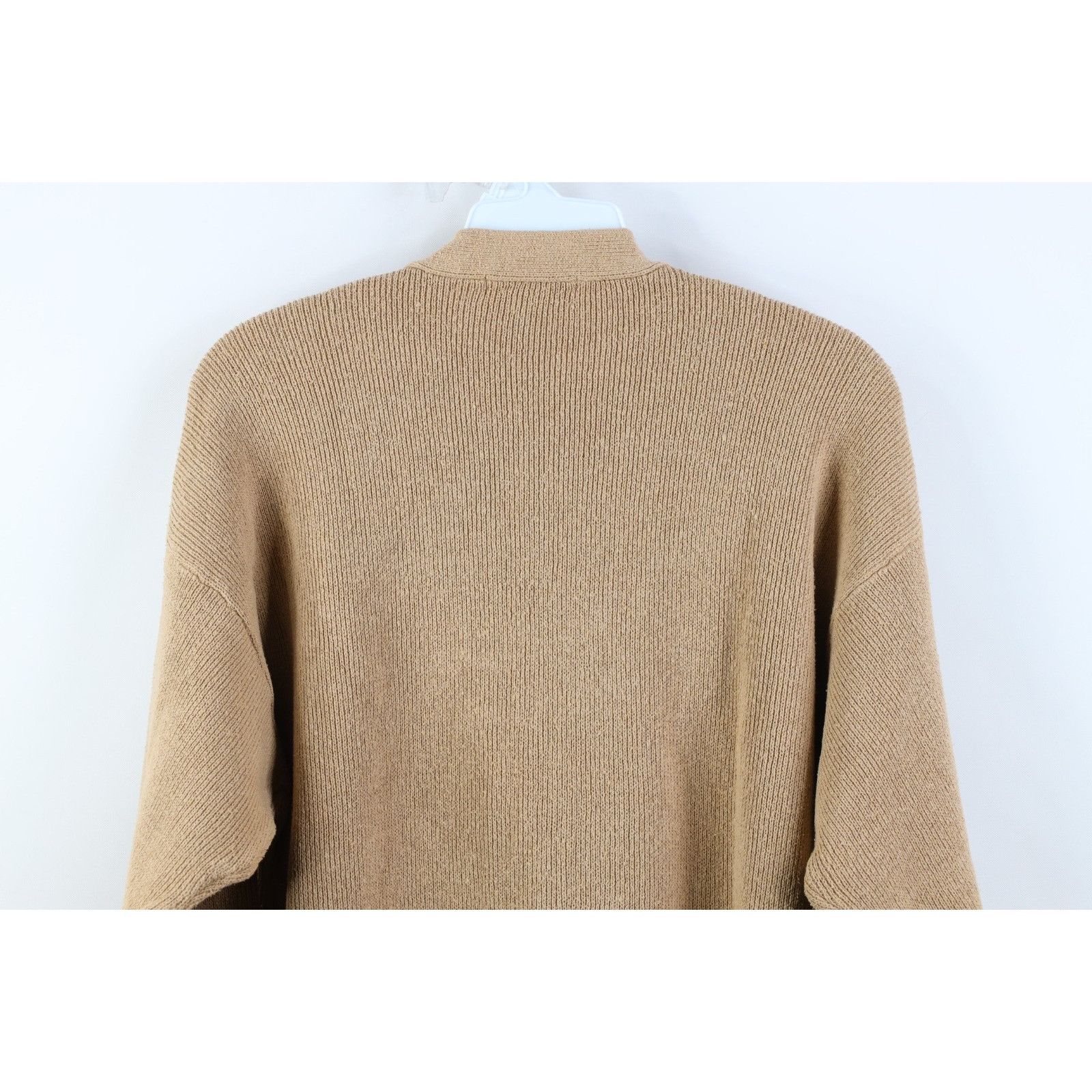 Vintage Vintage 90s Streetwear Silk Ribbed Knit Cardigan Sweater Size US M / EU 48-50 / 2 - 10 Thumbnail