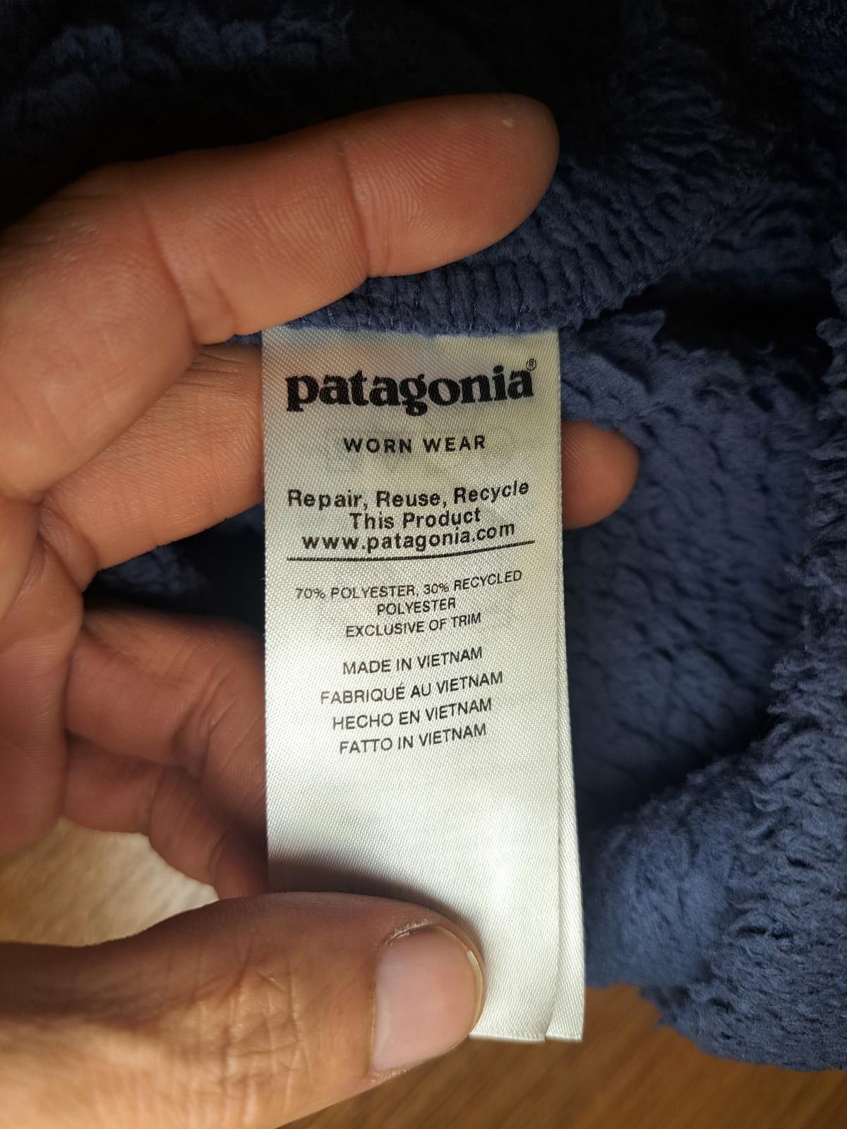 Patagonia Patagonia High Pile Fleece Pullover Jacket Mens Small Blue Size US S / EU 44-46 / 1 - 4 Thumbnail