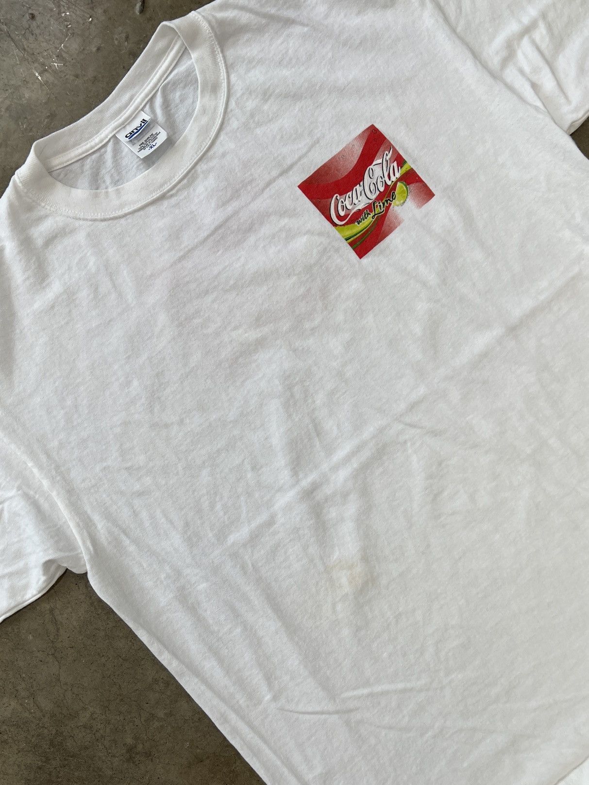 Coca Cola × Vintage Vintage Coca-Cola with Lime Promotional Tee XL Size US XL / EU 56 / 4 - 4 Thumbnail