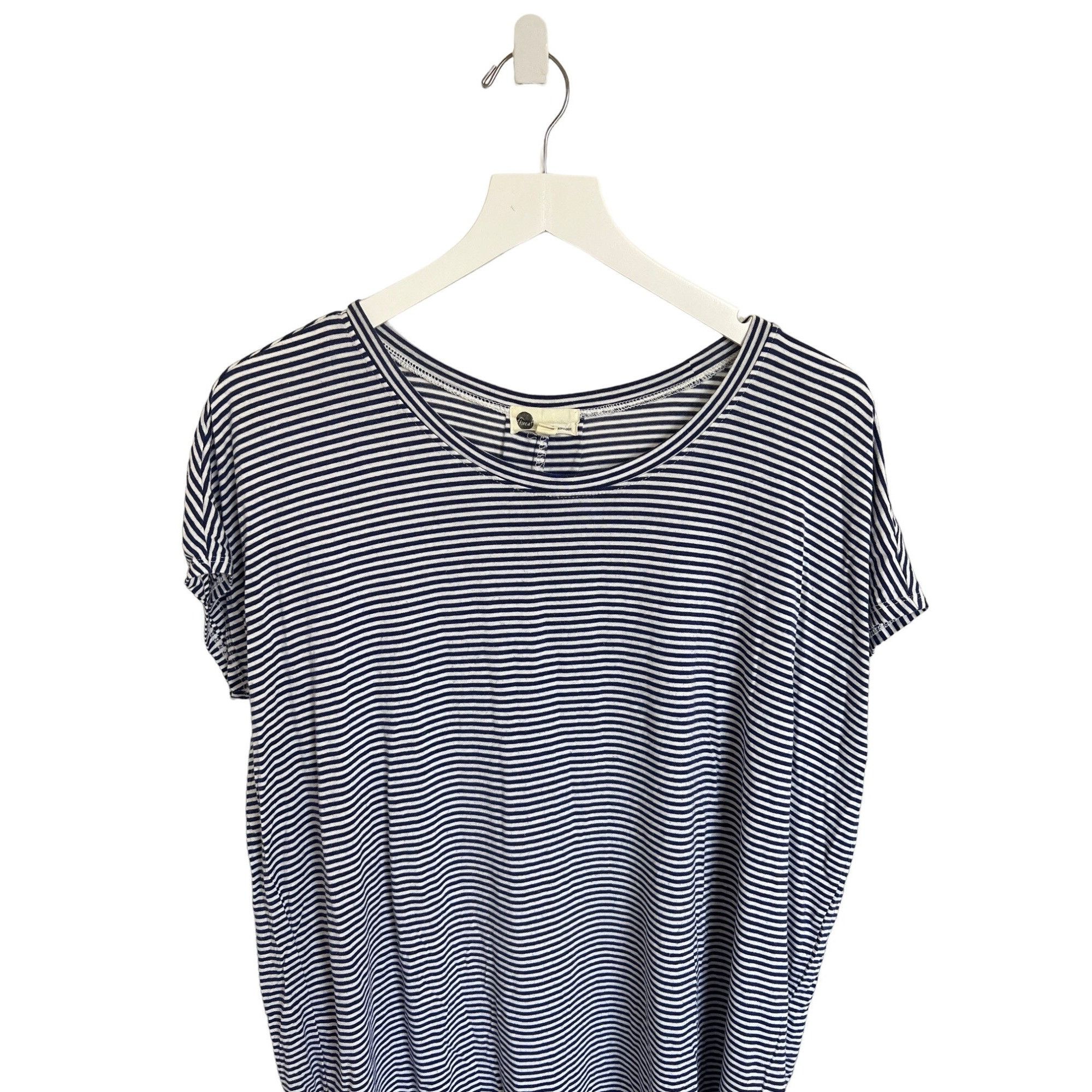 Anthropologie Floreat Nautical Striped Tunic Top By Anthropologie Rayon & Size XS / US 0-2 / IT 36-38 - 5 Thumbnail