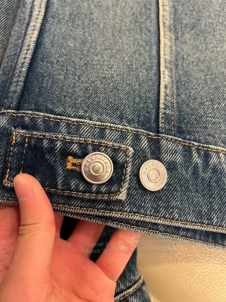 Balenciaga Balenciaga Coke denim jacket Size US M / EU 48-50 / 2 - 3 Thumbnail