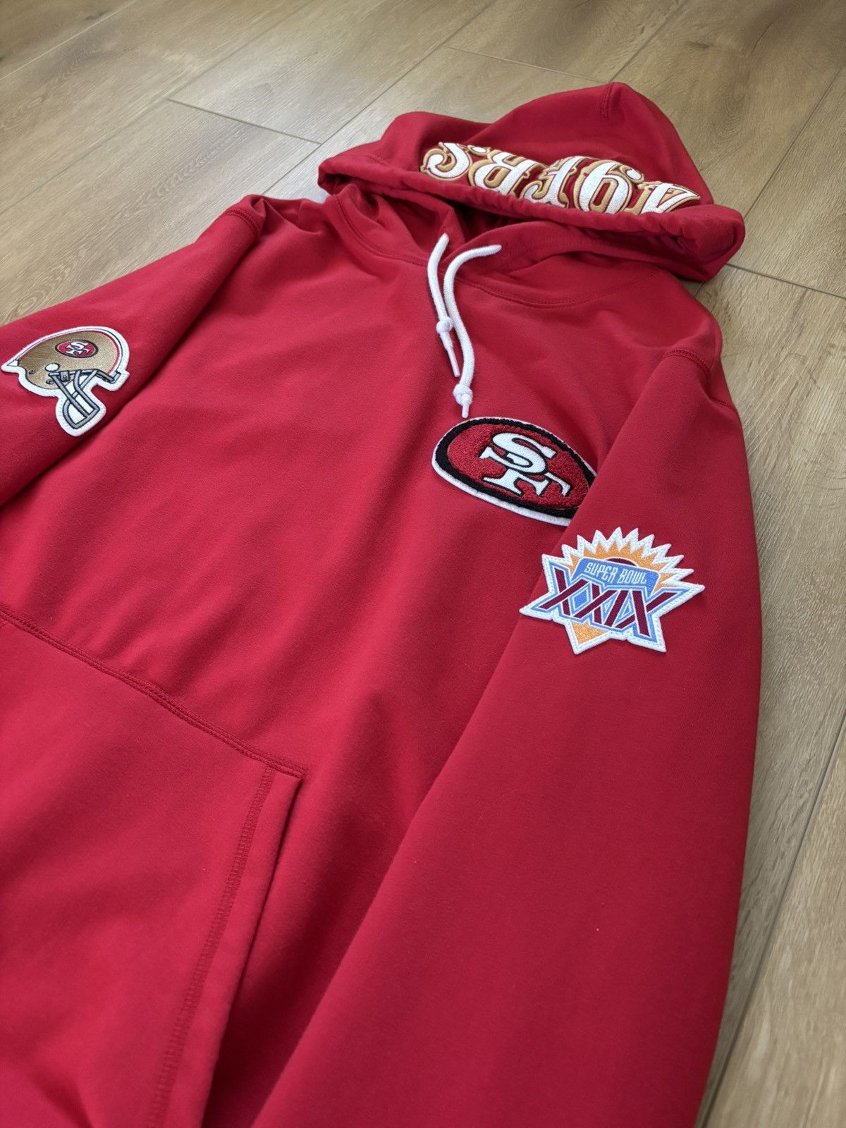 New Era New era San Francisco 49ers patch hoodie Size US M / EU 48-50 / 2 - 2 Thumbnail