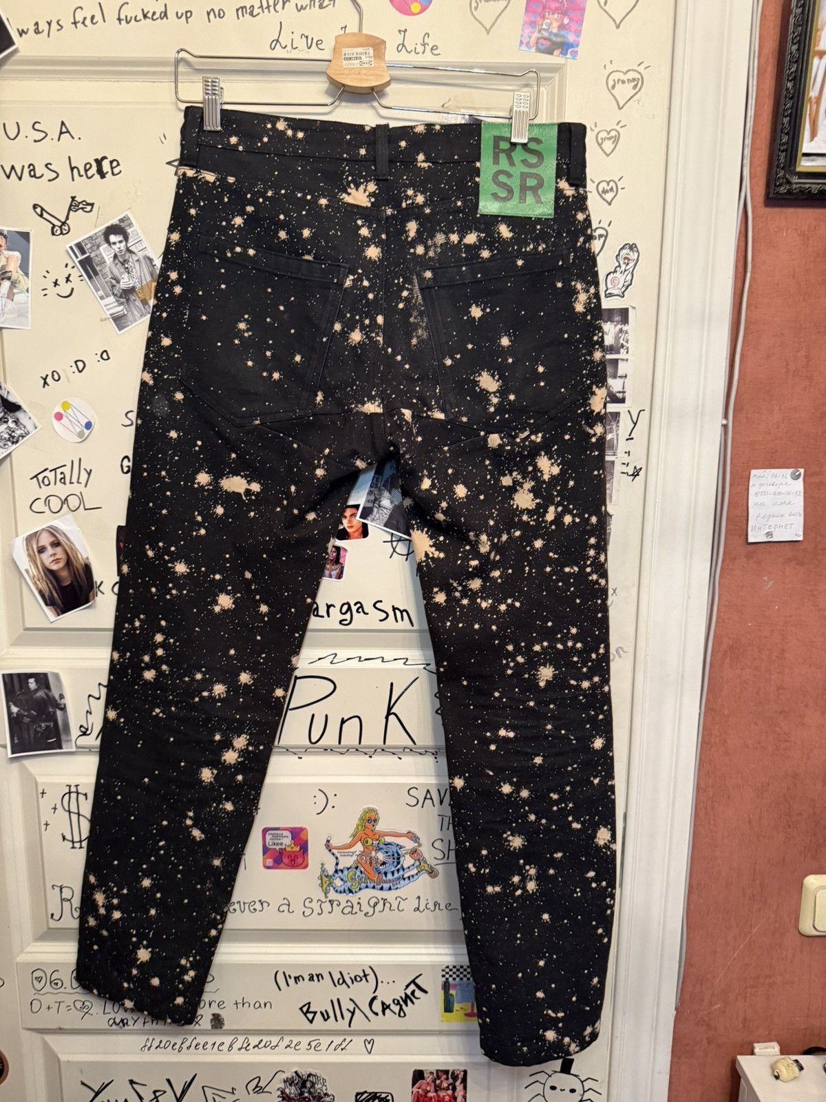 Raf Simons × Sterling Ruby Raf Simons X Sterling Ruby denim painted pants Size US 30 / EU 46 - 2 Thumbnail