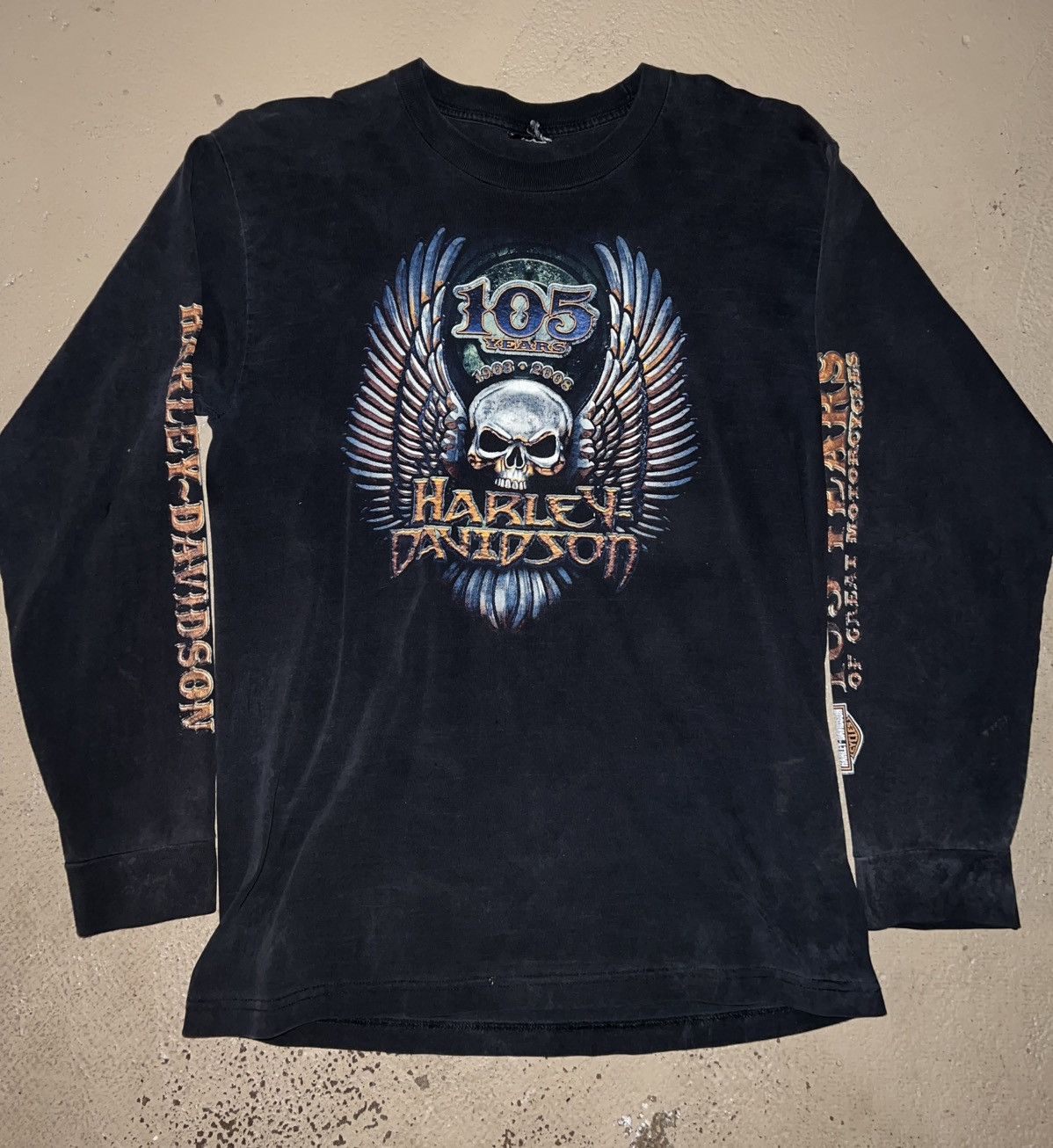 Harley Davidson Harley Davidson “105 Years of Great Motorcylces” Long sleeve Size US L / EU 52-54 / 3 - 1 Thumbnail