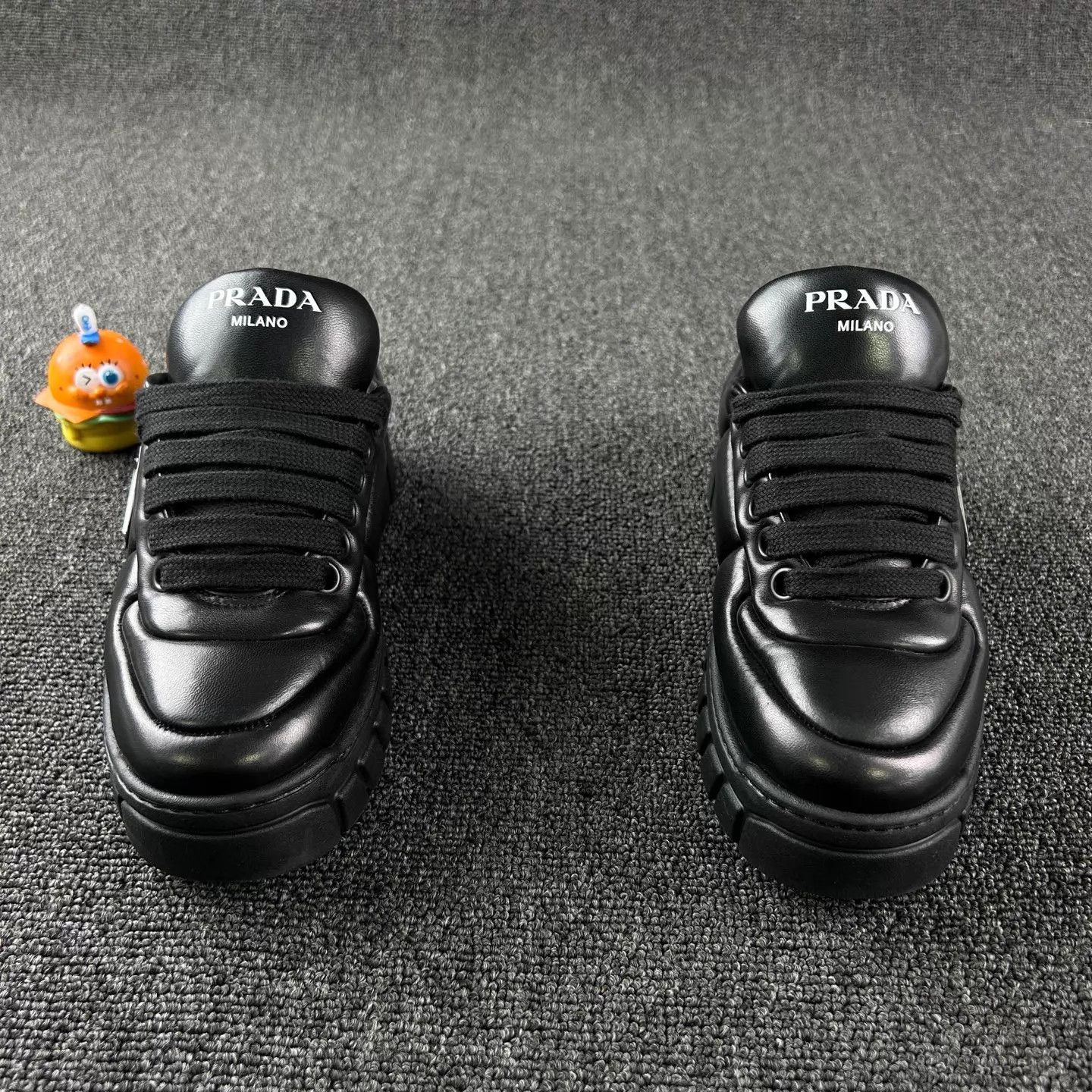 Prada Prada Women's 35 Black Platform Dad Shoe HB6331 Size US 4.5 / IT 34.5 - 2 Thumbnail