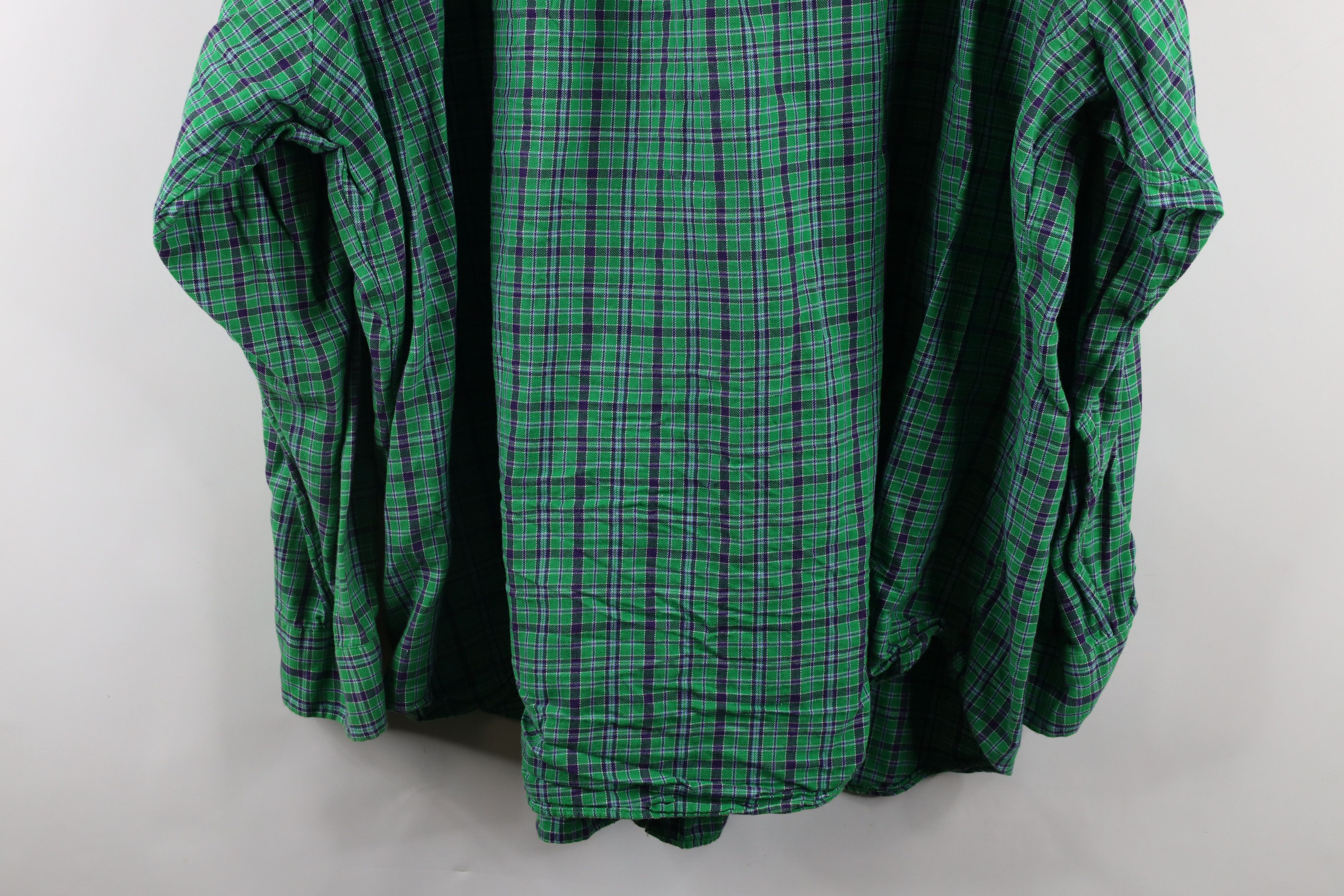 Ralph Lauren × Vintage Vintage 90s Ralph Lauren Collared Button Down Shirt Plaid Size US XXL / EU 58 / 5 - 8 Thumbnail
