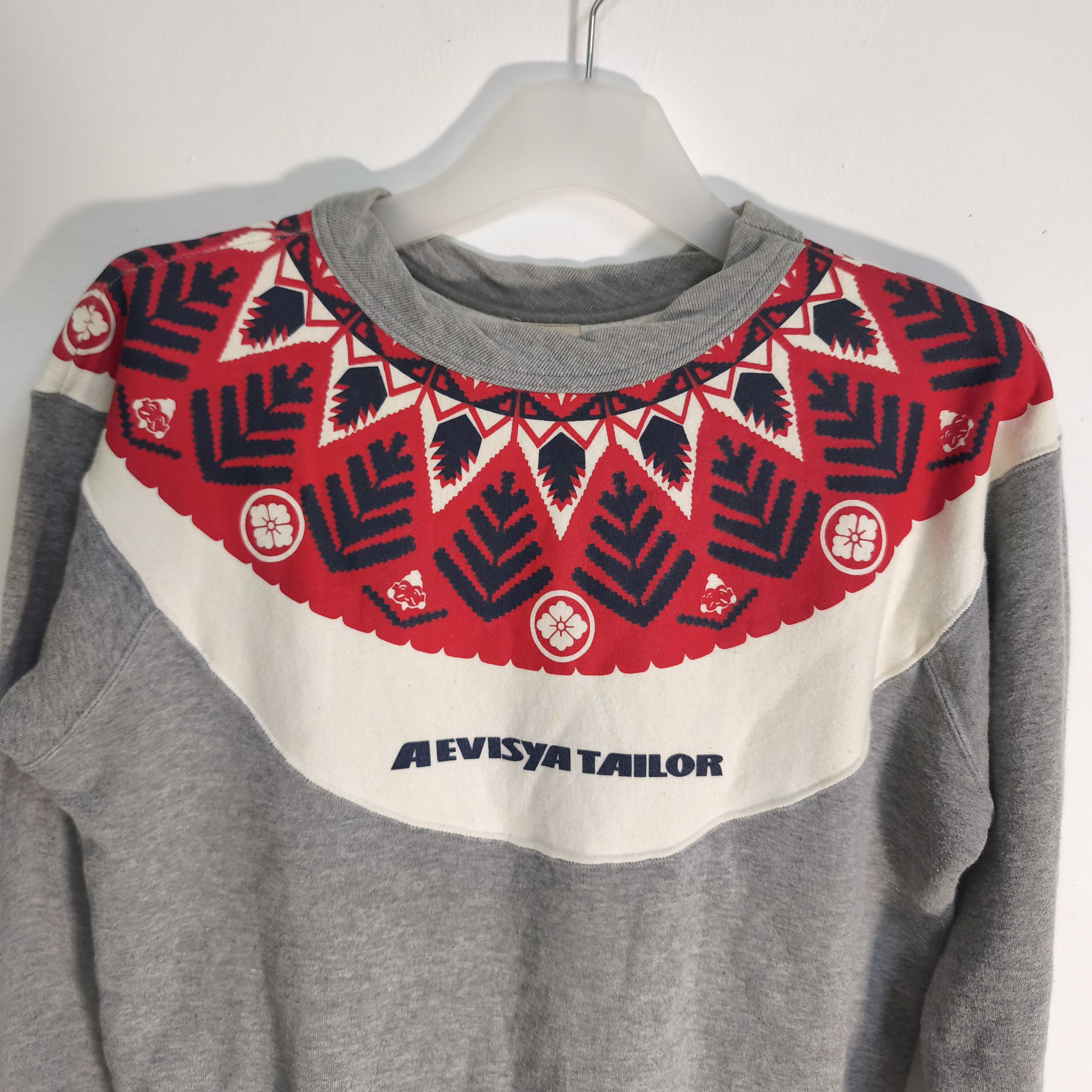 Evisu × Vintage 90's Evis Sweatshirt Size US M / EU 48-50 / 2 - 3 Thumbnail