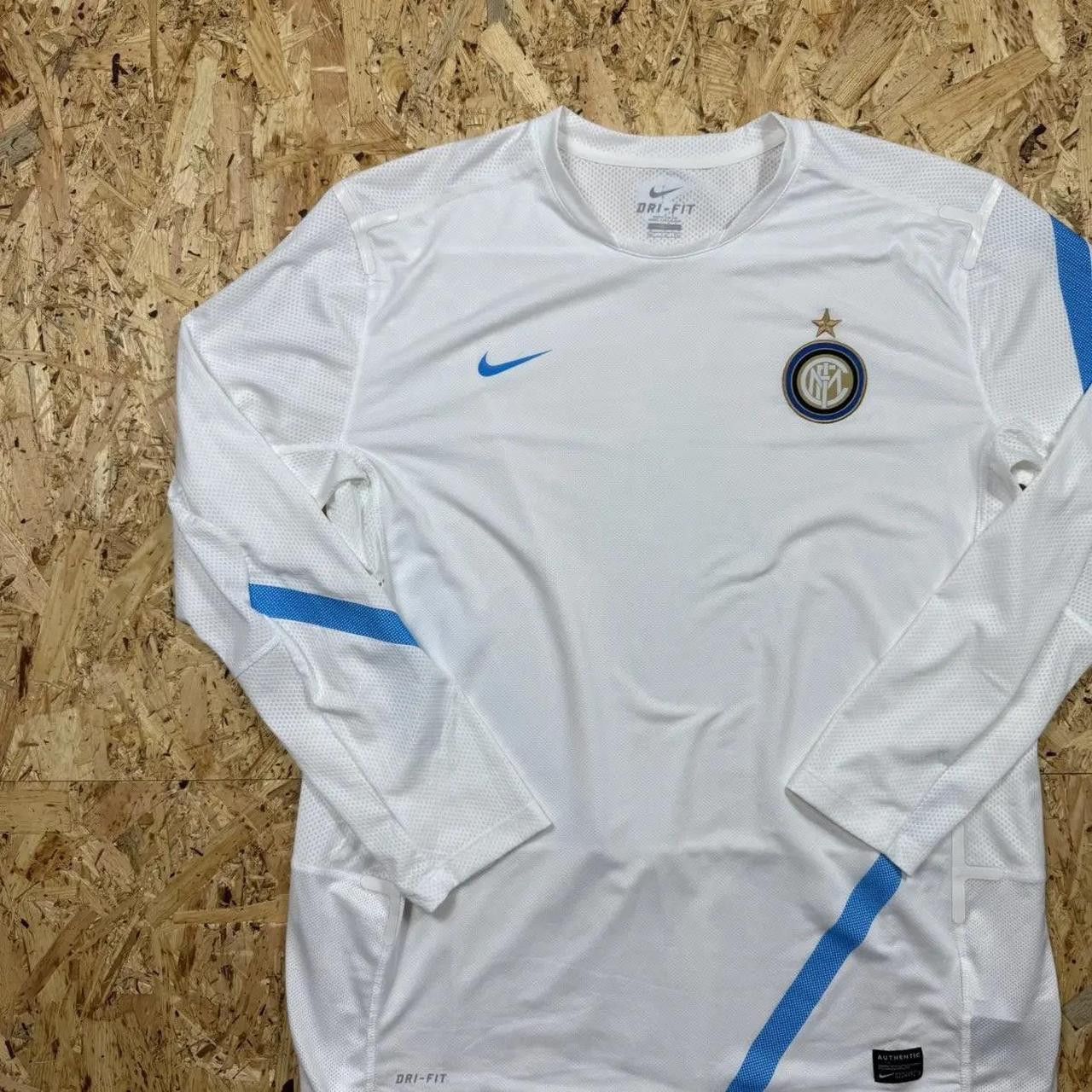Nike Inter Milan 2000s Soccer Jersey White Football Tee Size US XXL / EU 58 / 5 - 3 Thumbnail