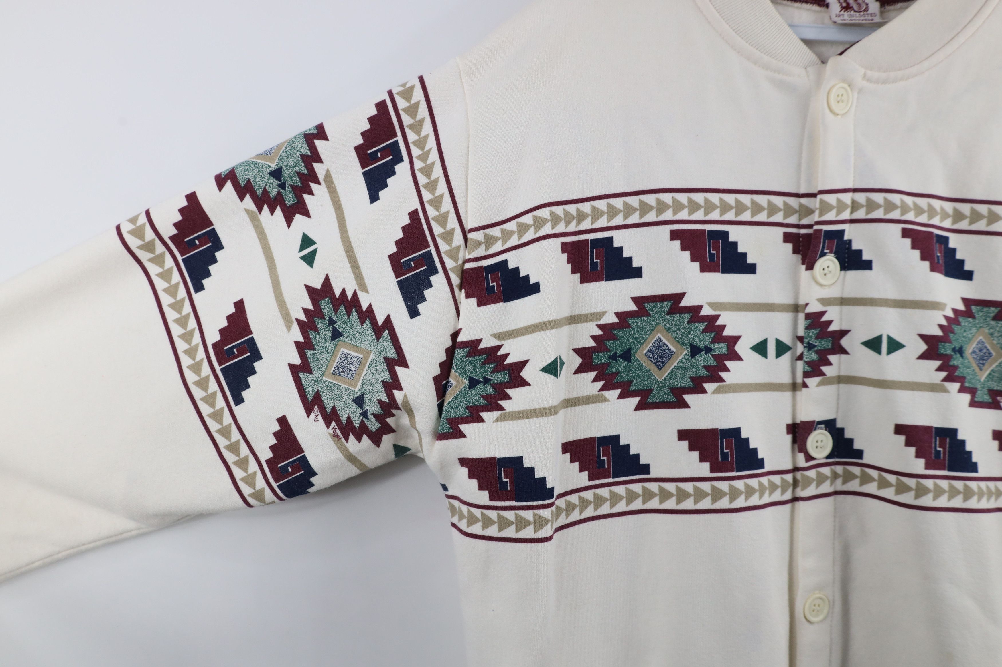 Vintage Vintage 90s Art Unlimited Southwestern Cardigan Sweatshirt Size US L / EU 52-54 / 3 - 5 Thumbnail
