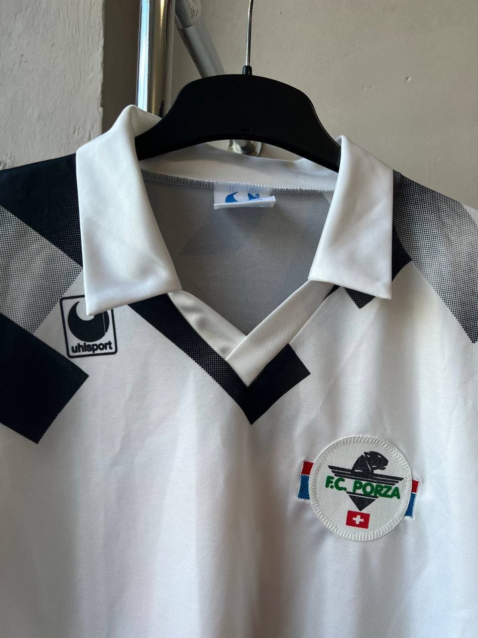 Vintage 90’S FC PORZA UHLSPORT #6 VINTAGE SOCCER JERSEY SHIRT SZ XL Size US XL / EU 56 / 4 - 4 Thumbnail