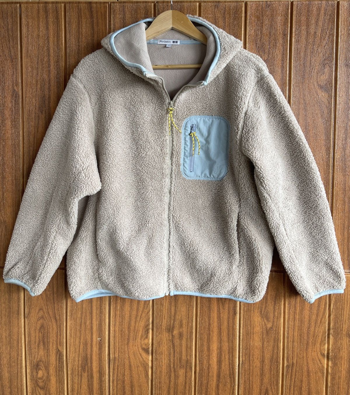 JW Anderson × Uniqlo LastDrop🔥Rare‼️J.W.Anderson Uniqlo Fleece Zipper HoodedJacket Size US L / EU 52-54 / 3 - 3 Thumbnail