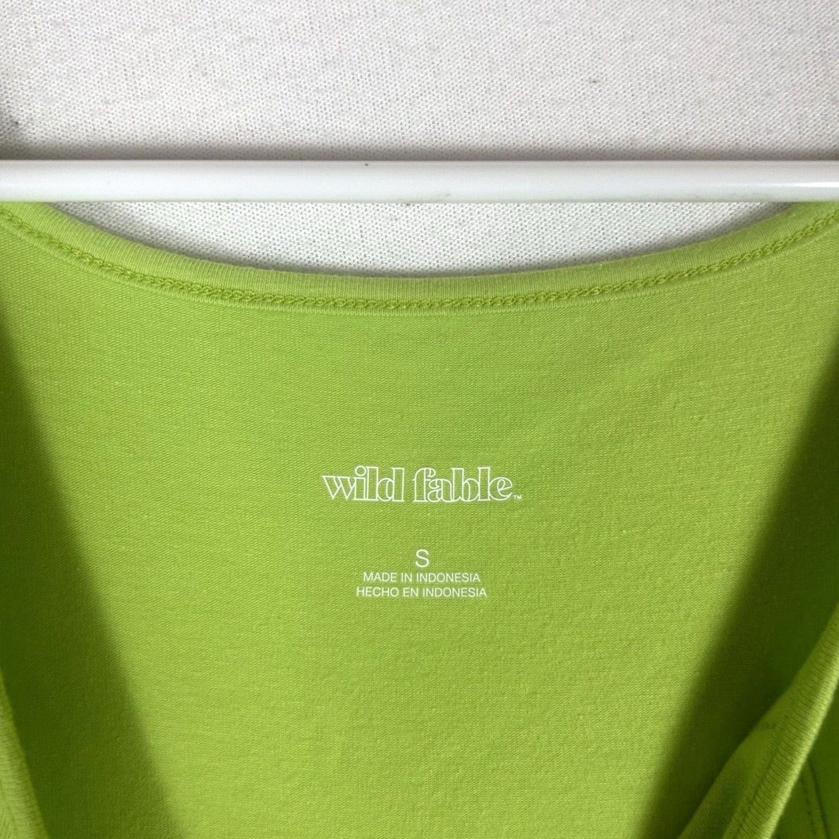 Vintage Wild Fable Bodycon Dress Womens S Lime Green Sleeveless Seamed NWT NEW Size S / US 4 / IT 40 - 4 Thumbnail