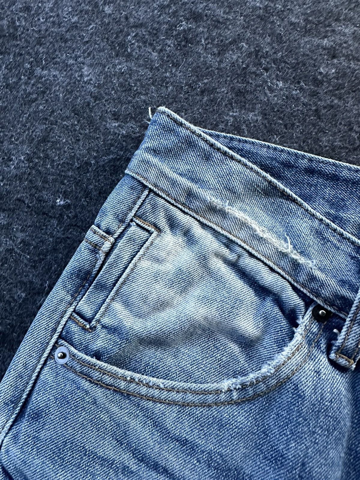 Hysteric Glamour Improves Brand Mud Washed Denim 30x31 D347 Size US 30 / EU 46 - 13 Thumbnail