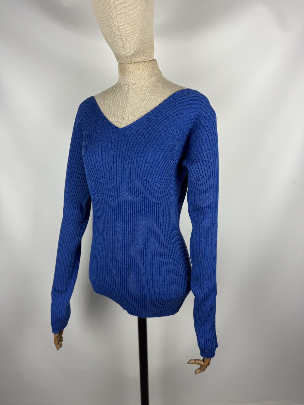 Haider Ackermann BNWT! Haider Ackermann Ribbed Knit V-neck Sweater Pullover Size S / US 4 / IT 40 - 5 Thumbnail