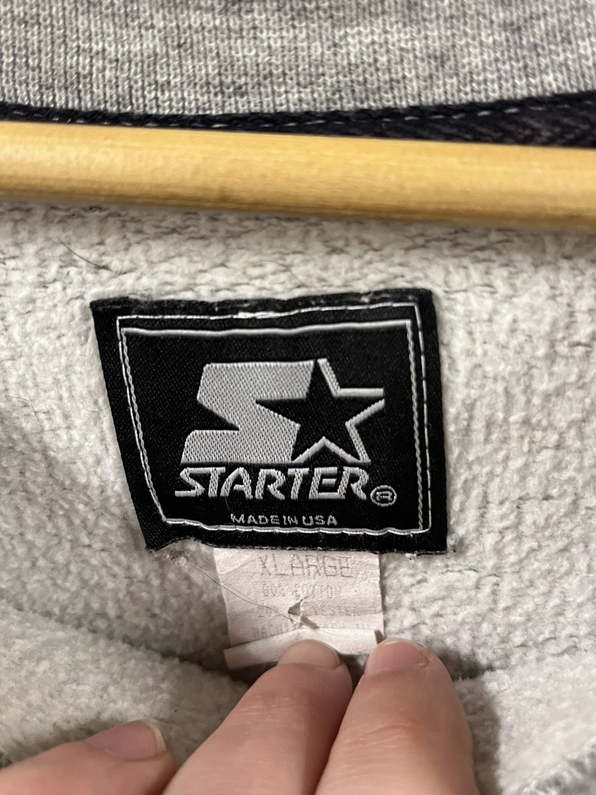 Starter Vintage NY yankees 90s starter sweatershirt boxy hype Size US XL / EU 56 / 4 - 7 Thumbnail