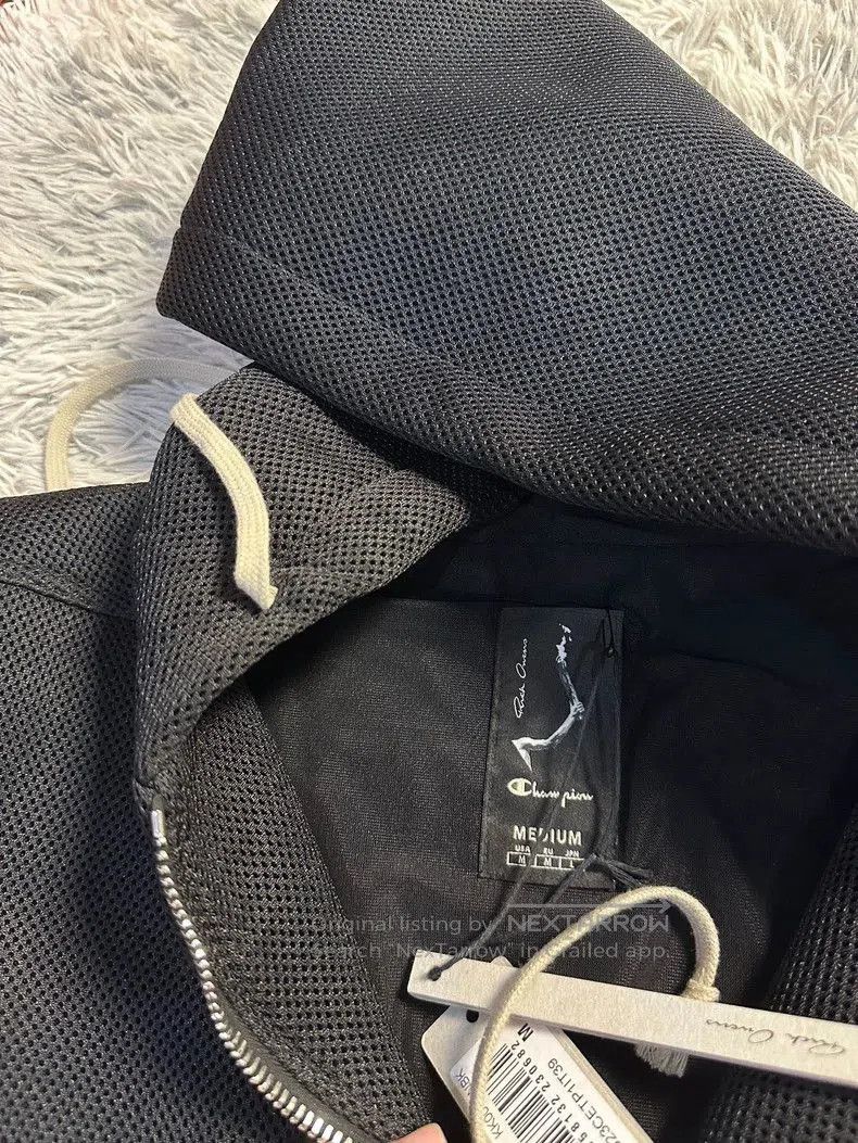 Rick Owens Rick Owens x Champion collaborative jacket. Size US M / EU 48-50 / 2 - 3 Thumbnail