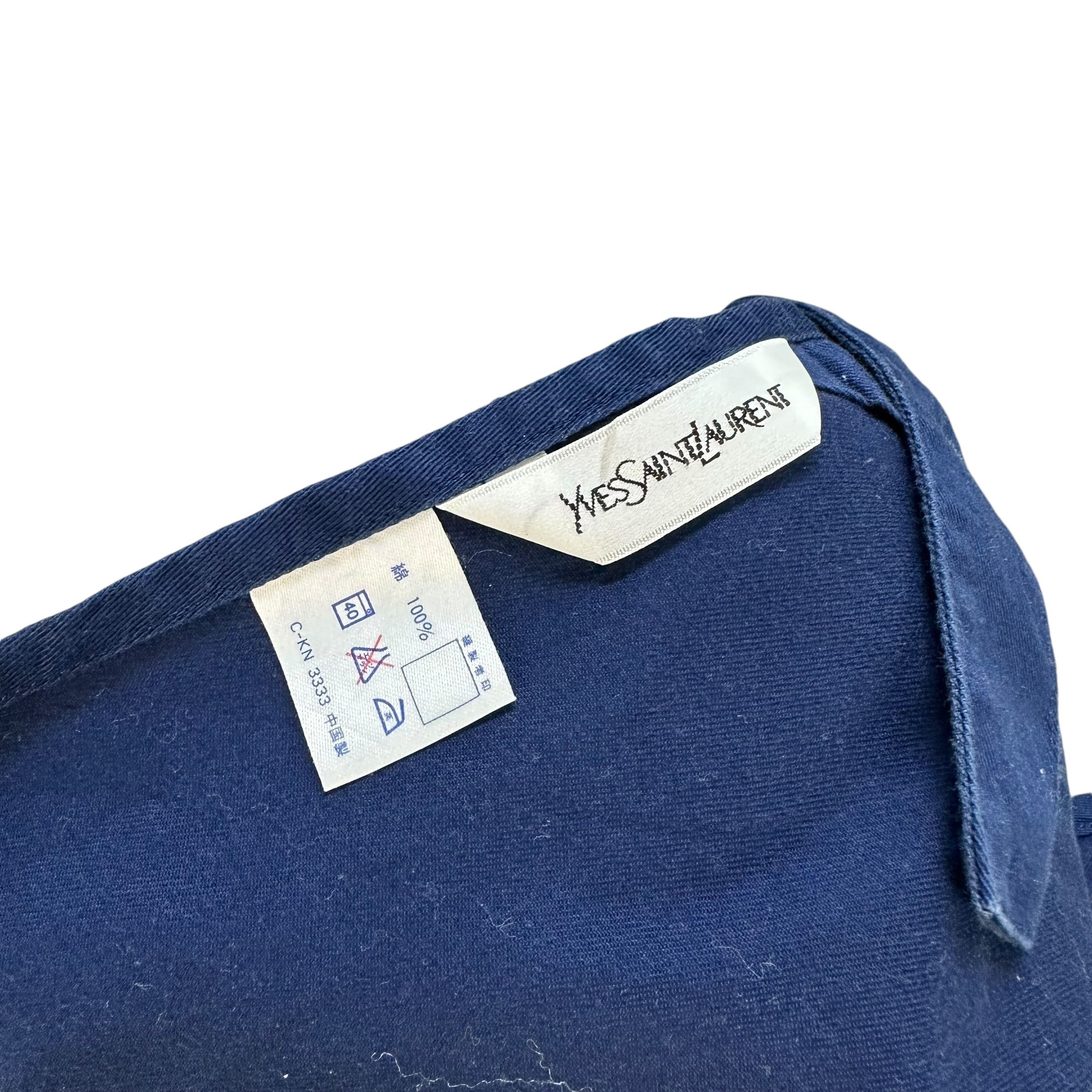 Yves Saint Laurent Yves Saint Laurent Embroidery Flower Logo Apron #A52-1215 Size ONE SIZE - 11 Thumbnail