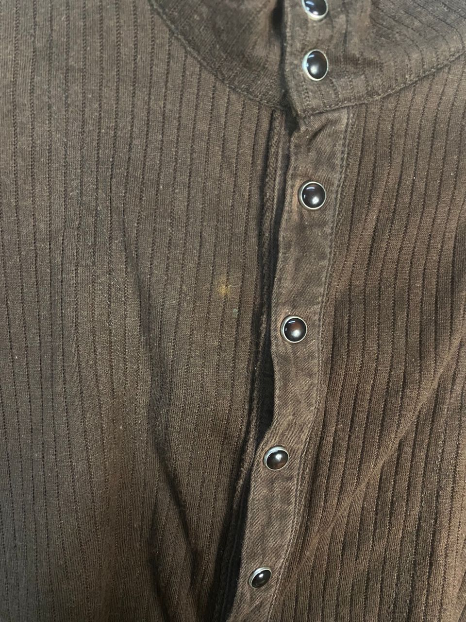 Japanese Brand Male&co double half snap button long sleeve shirt Size US S / EU 44-46 / 1 - 5 Thumbnail