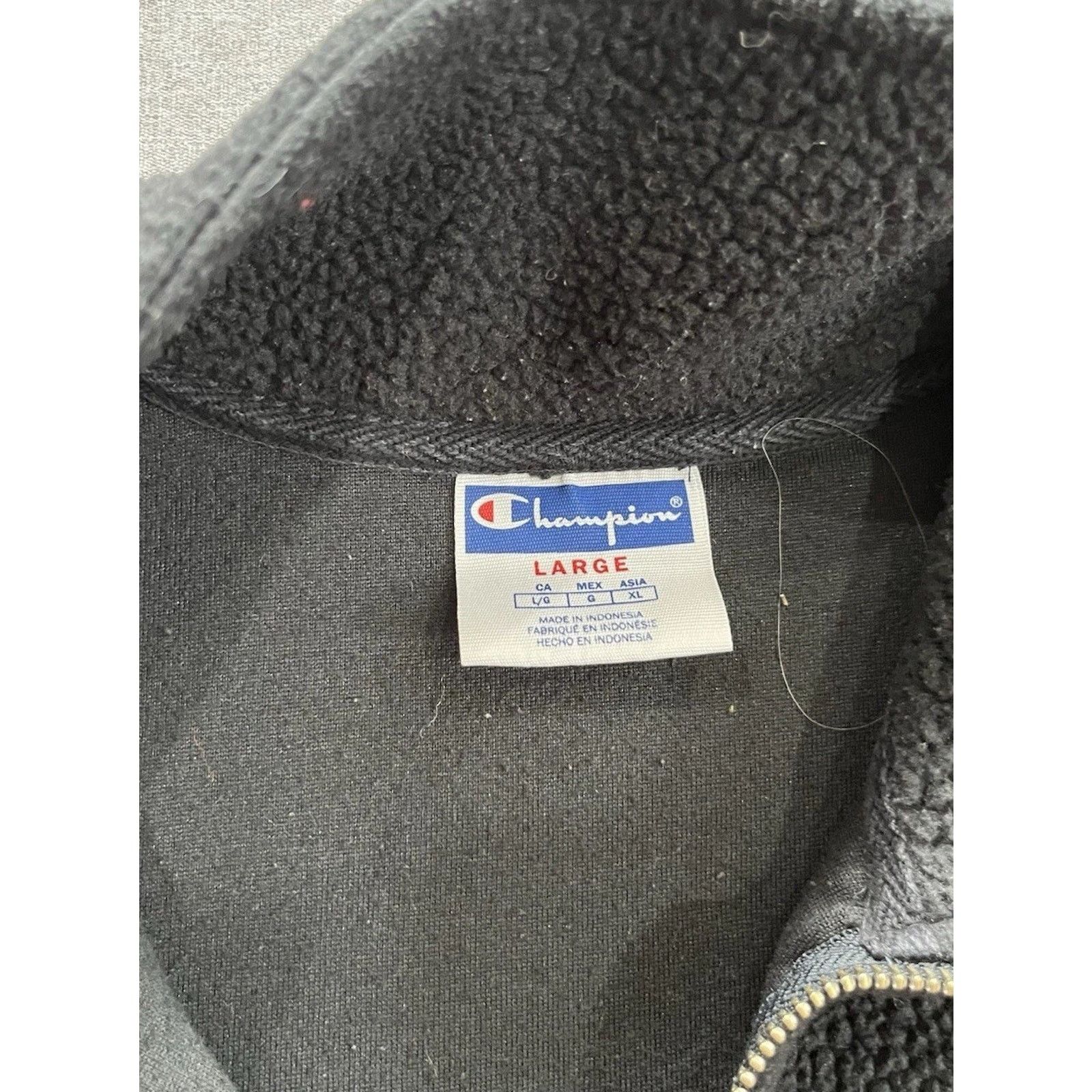 Champion Champion Sherpa 1/4 Zip Hoodie&Pants Set Men’s Black Sz L Size US L / EU 52-54 / 3 - 3 Thumbnail