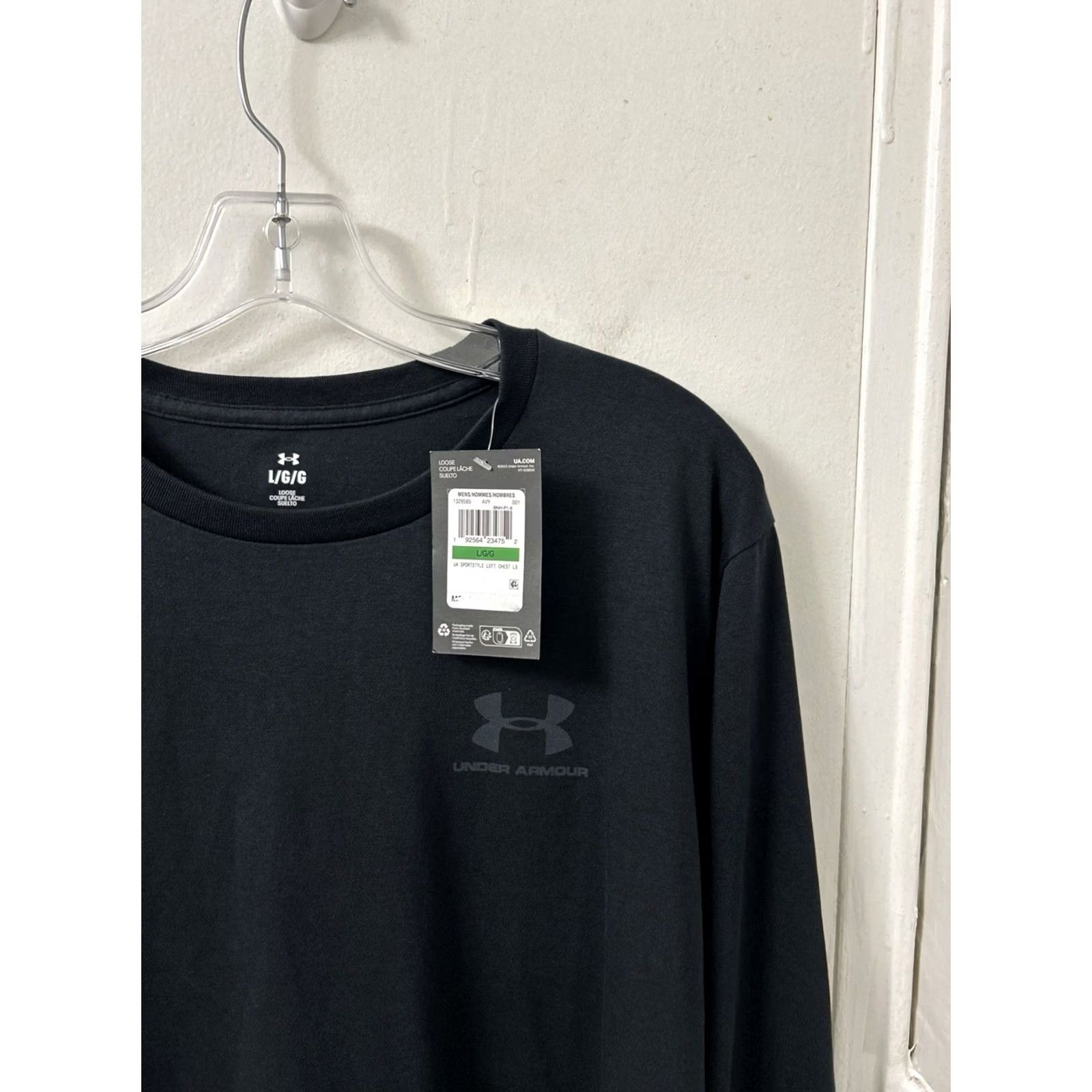 Under Armour Under Armour Shirt Mens Size L Black Sportstyle Left Chest Long Sleeve NWT Size US L / EU 52-54 / 3 - 4 Thumbnail