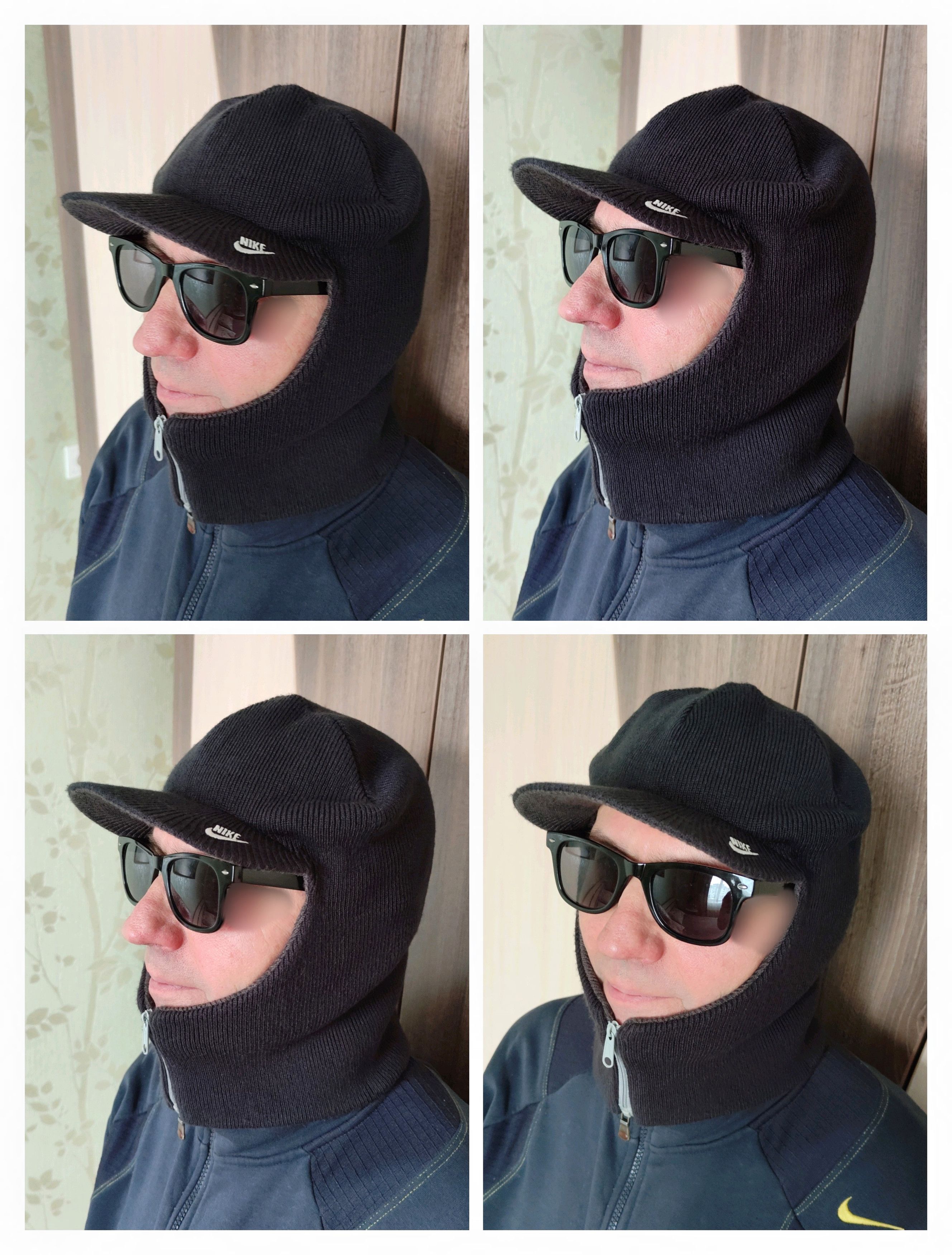 Nike Vintage Nike Air Max Balaclava Beanie Mask Visor Y2K Archive Size ONE SIZE - 2 Thumbnail