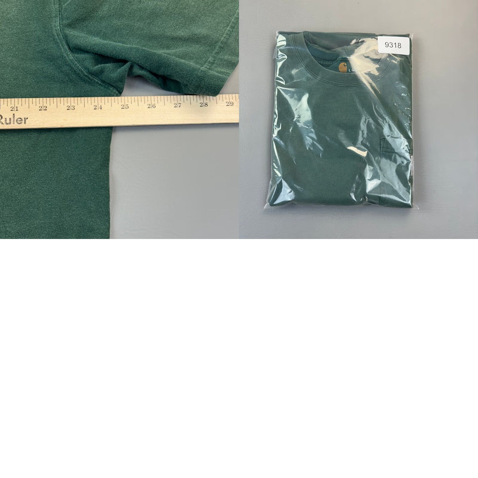 Carhartt Carhartt Shirt Mens Large Tall Hunter Green Pocket Tee Work Wear K87 Lot of 2 Size US L / EU 52-54 / 3 - 10 Thumbnail