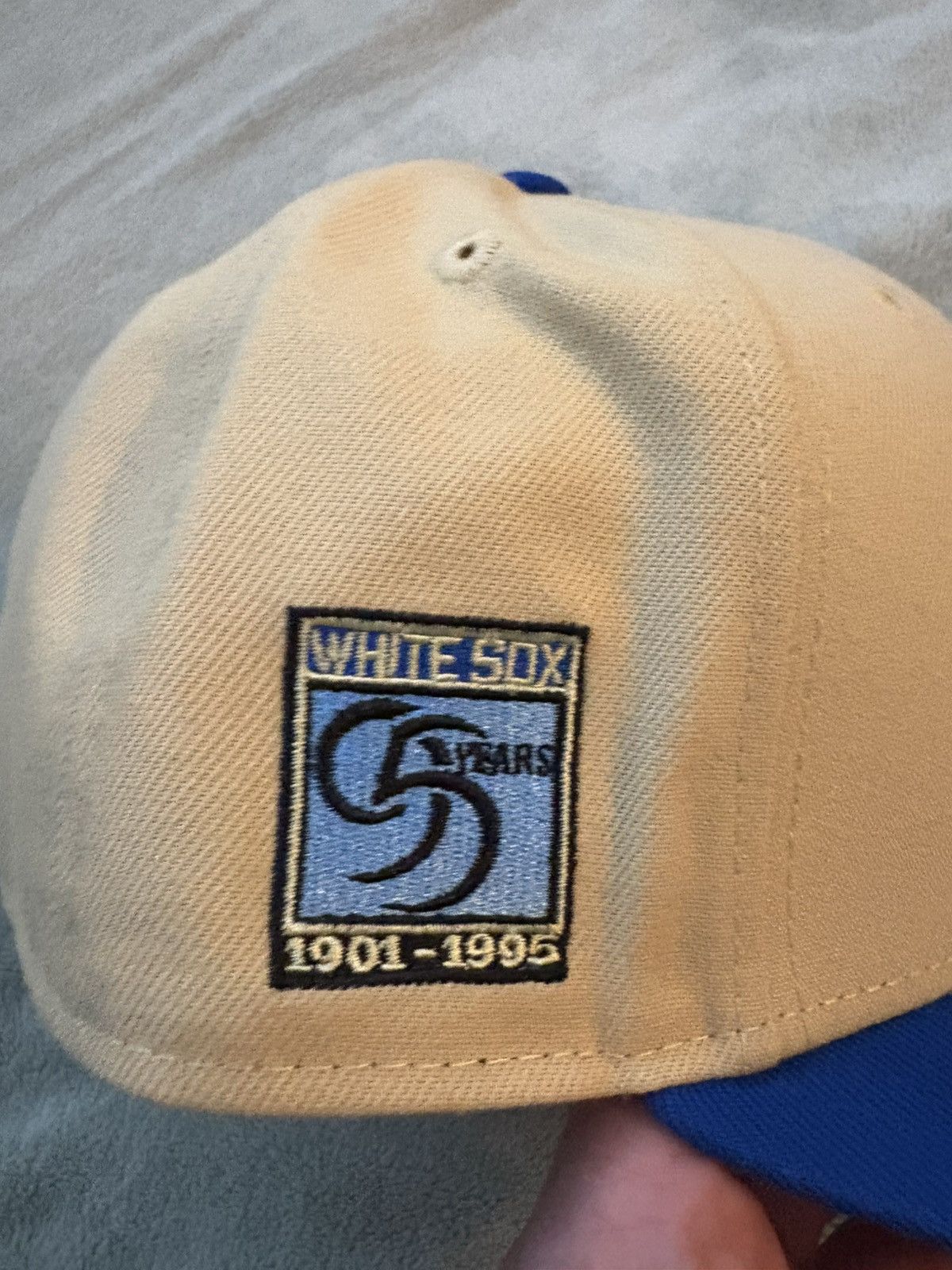 Lids × MyFitteds × New Era Chicago White Sox 7 3/8 Fitted Cap Size ONE SIZE - 2 Thumbnail