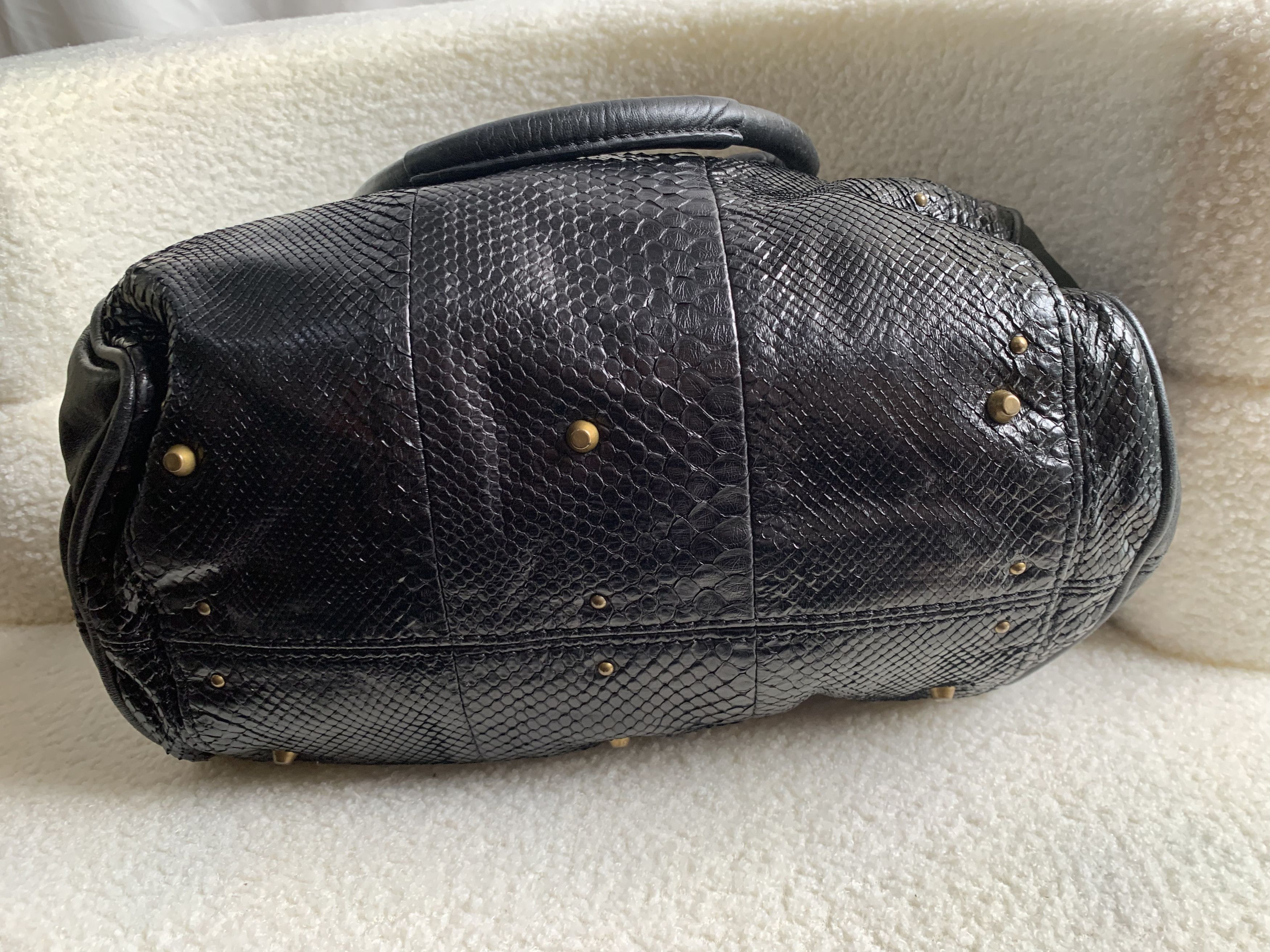 Chloe Authentic Chloe Python Paddington Leather handbag Size ONE SIZE - 7 Thumbnail
