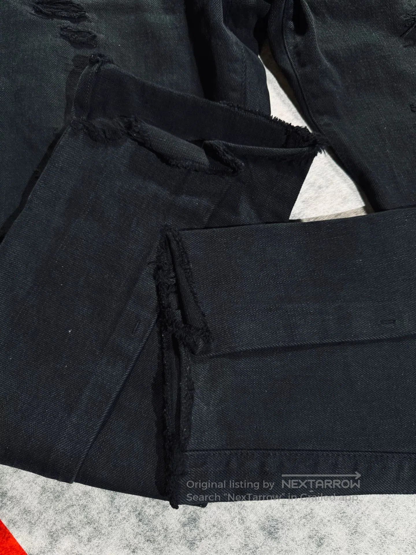 Visvim visvim journeyman black tacked crash jeans. Size US 26 / EU 42 - 6 Thumbnail
