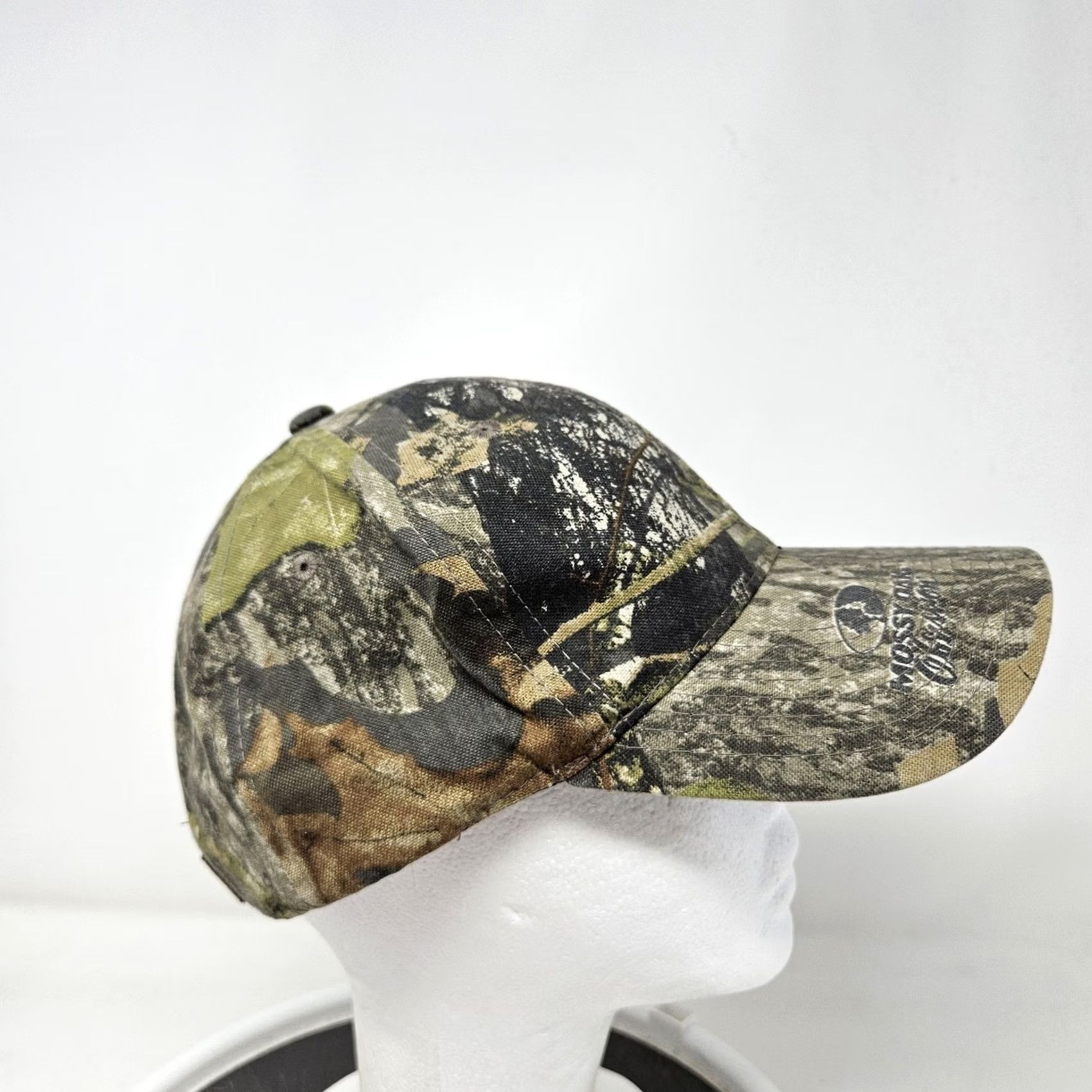 Vintage Mossy Oak Hat Cap Strap Back Green Brown Camo Obsession Hunting Mens One Size Size ONE SIZE - 3 Thumbnail