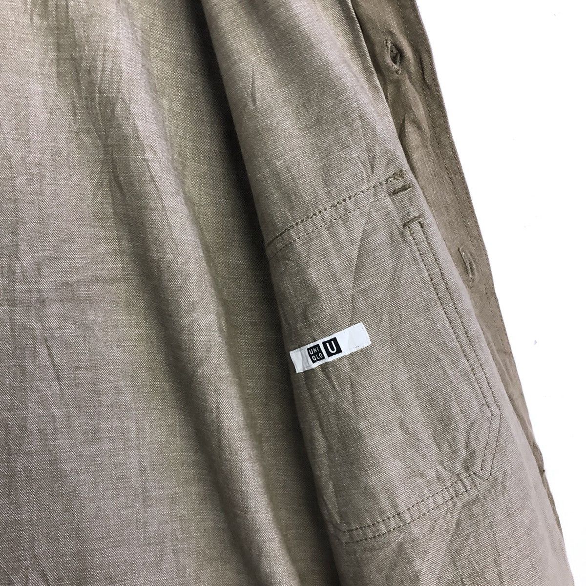 Lemaire × Uniqlo Christophe LemaireXUniqlo U Denim Oversize Long Sleeve Shirt Size US S / EU 44-46 / 1 - 9 Thumbnail