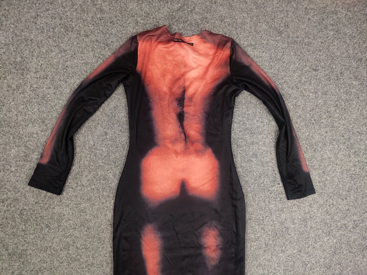 Vintage Y2K Bare All Sexsy Art Jean Paul Gaultier Style Maxi Dress Size L / US 10 / IT 46 - 12 Thumbnail