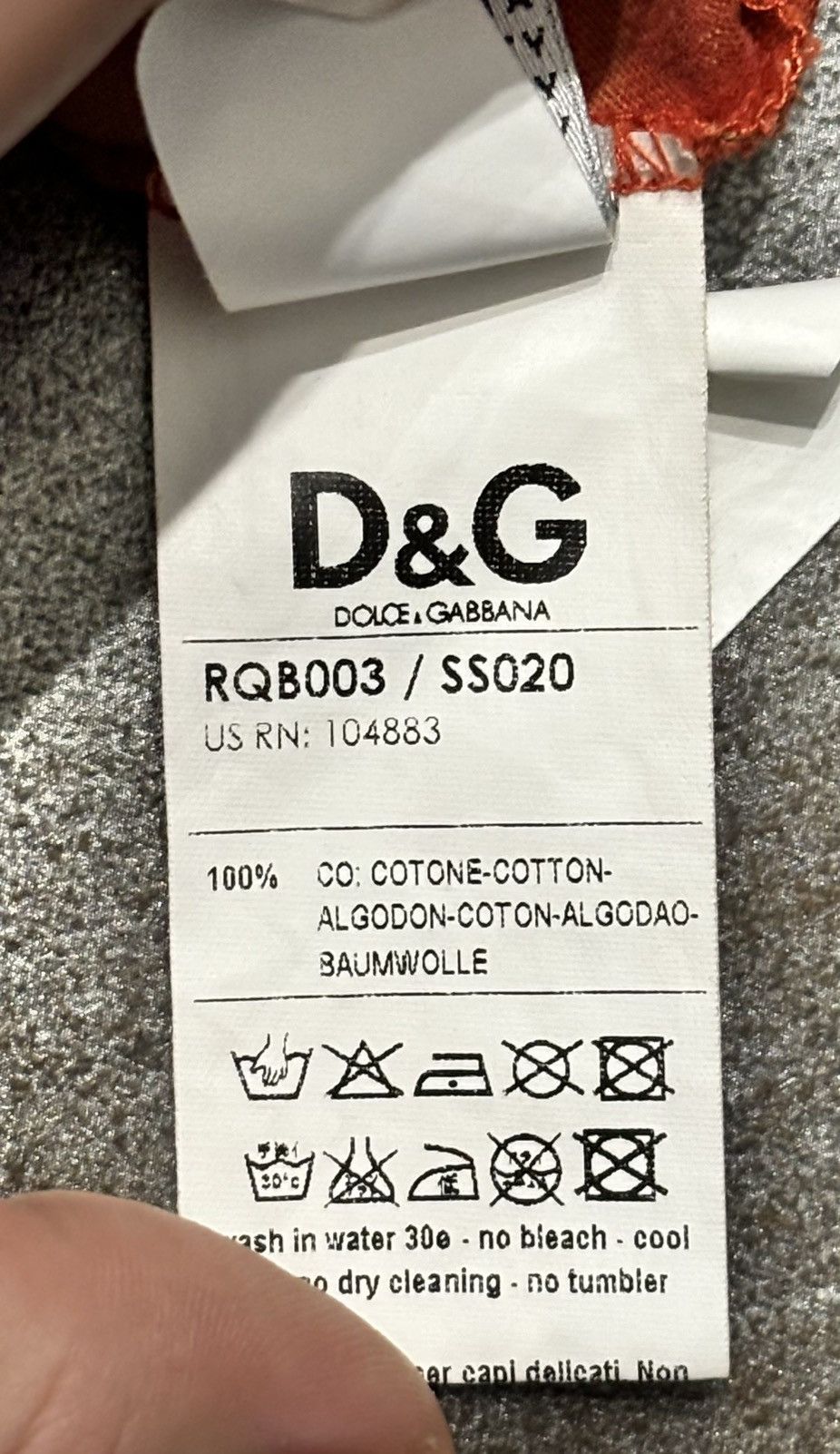 Dolce & Gabbana Dolce Gabanna T-shirt Size M / US 6-8 / IT 42-44 - 8 Thumbnail