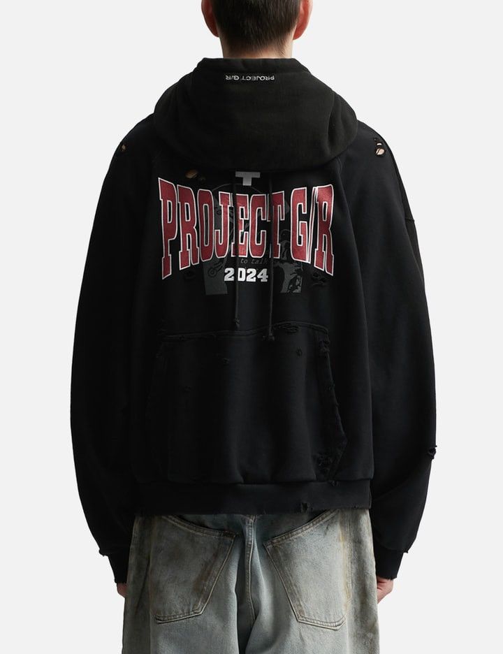 PROJECT G/R Project G/R Two-Faced Washed hoodie GR Protocol Index Size US L / EU 52-54 / 3 - 6 Thumbnail